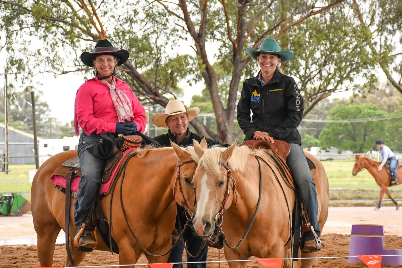 Beth on Dash of Sugar, John and Natalie Camilleri on Chance. PHOTOS: Jenny Kingham