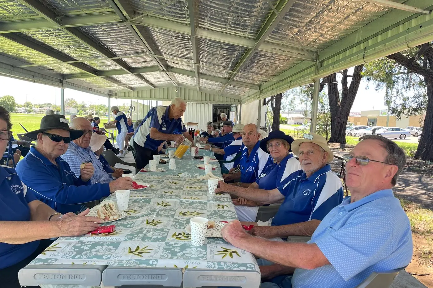 A happy group at Tuesday\\'s croquet luncheon. PHOTO: Elvy Quirk