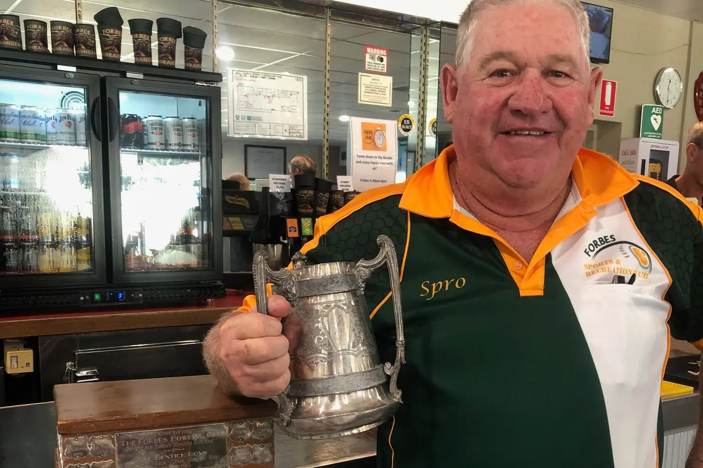 Brian Asimus has won the Bentick Trophy in a much-anticipated final. PHOTO: Supplied