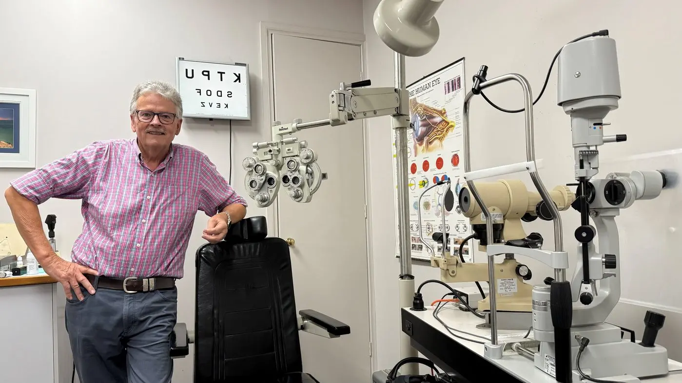 It's farewell from Phillip Wells after 50 years in optometry