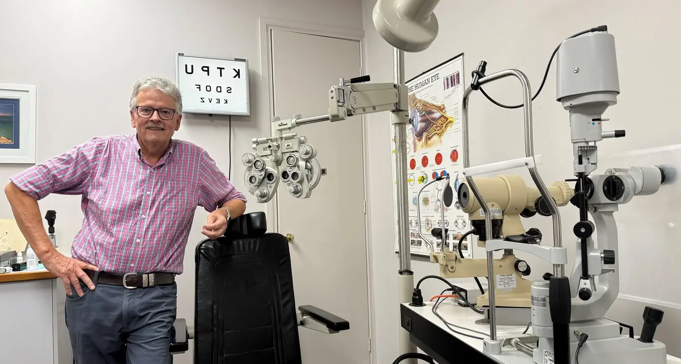 It's farewell from Phillip Wells after 50 years in optometry