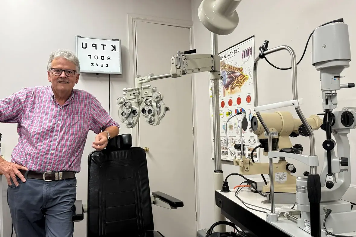 Optometrist Phillip Wells is retiring after decades in the Forbes practice.