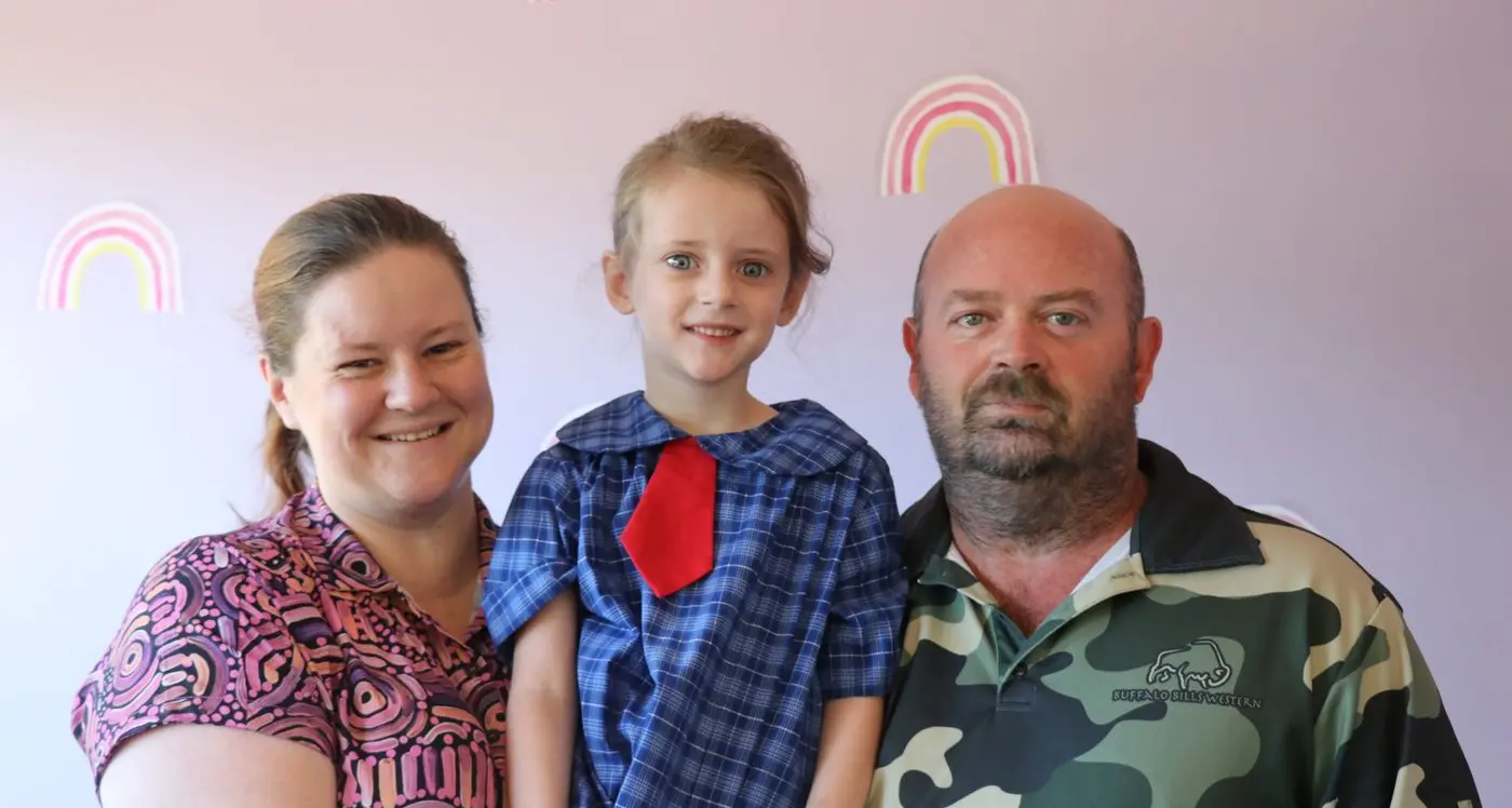 First day of kinder at Forbes North Public School