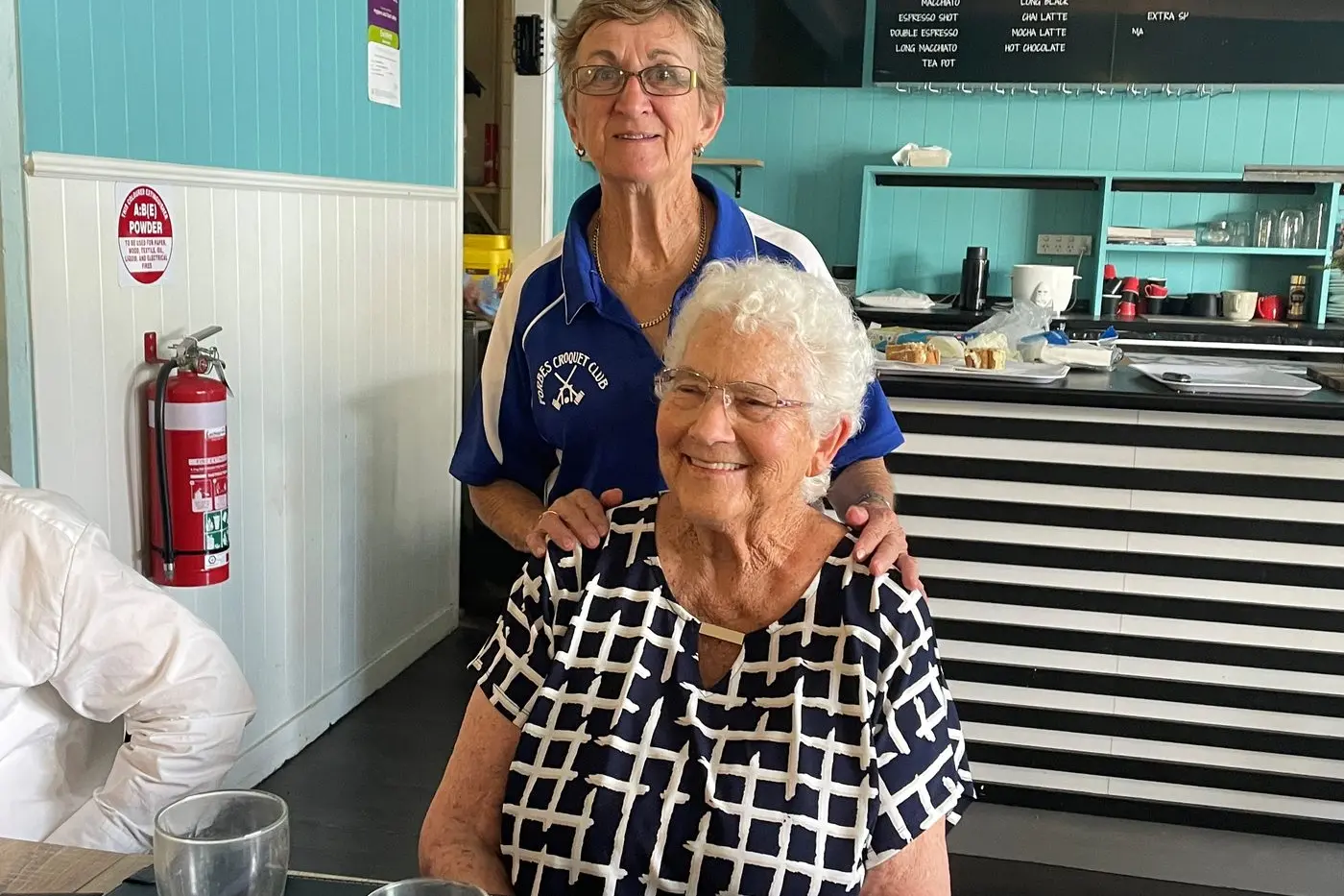 Birthday girls Helen Lupis and Jill Rubie. PHOTO: Supplied