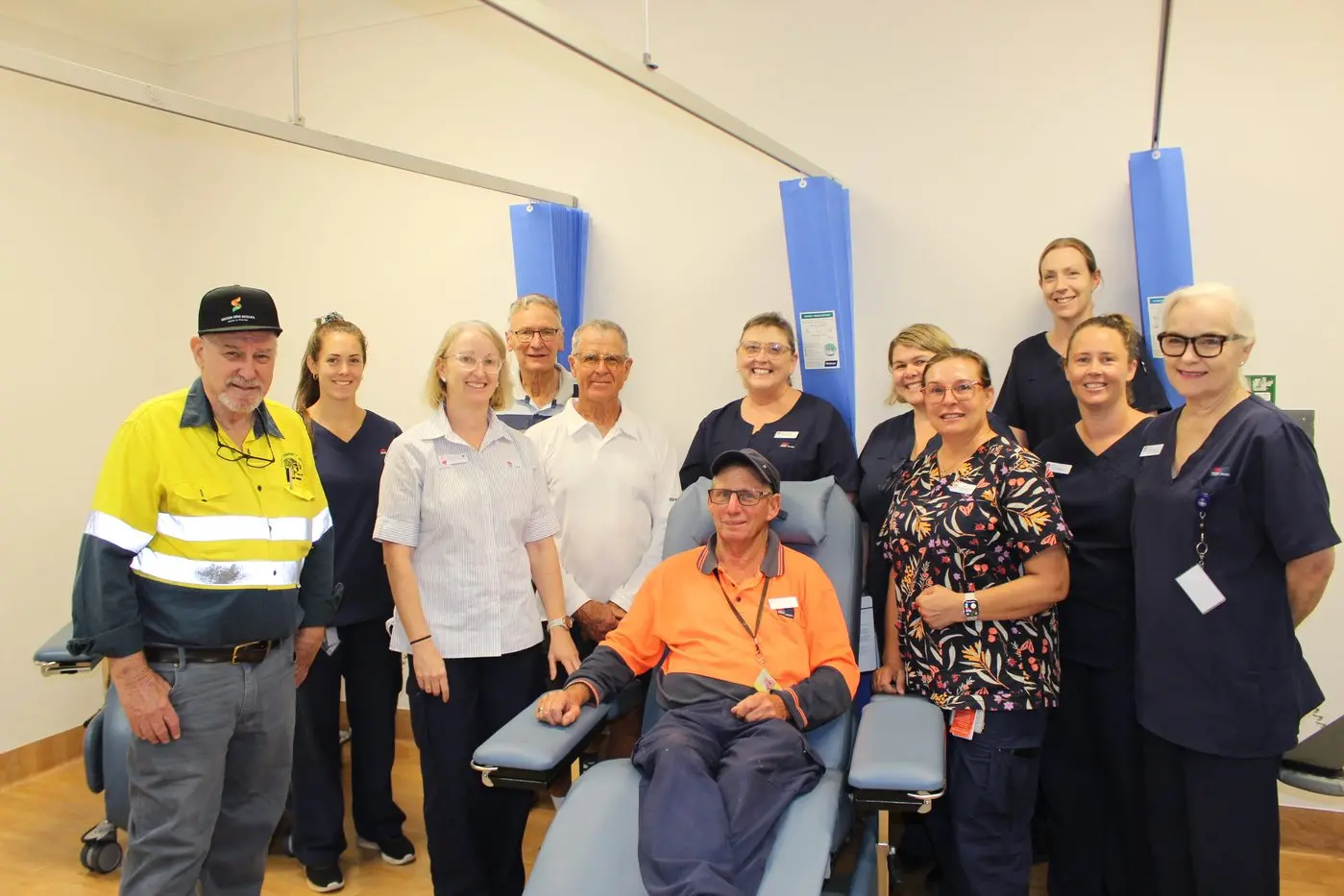 The Forbes Men\\'s Shed have donated a  T688 model Fresenius chair to Forbes Hospital.
