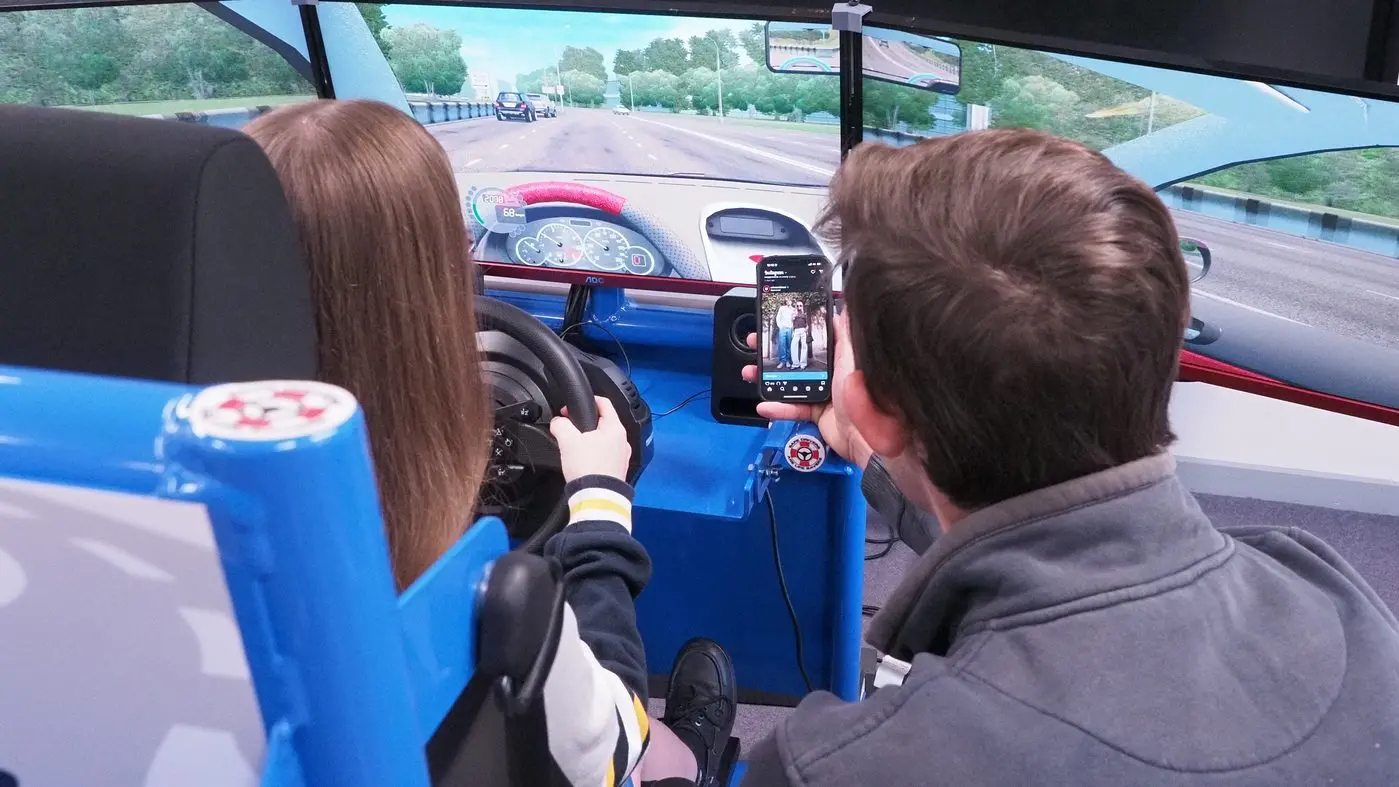 Driving simulator rolls into Forbes