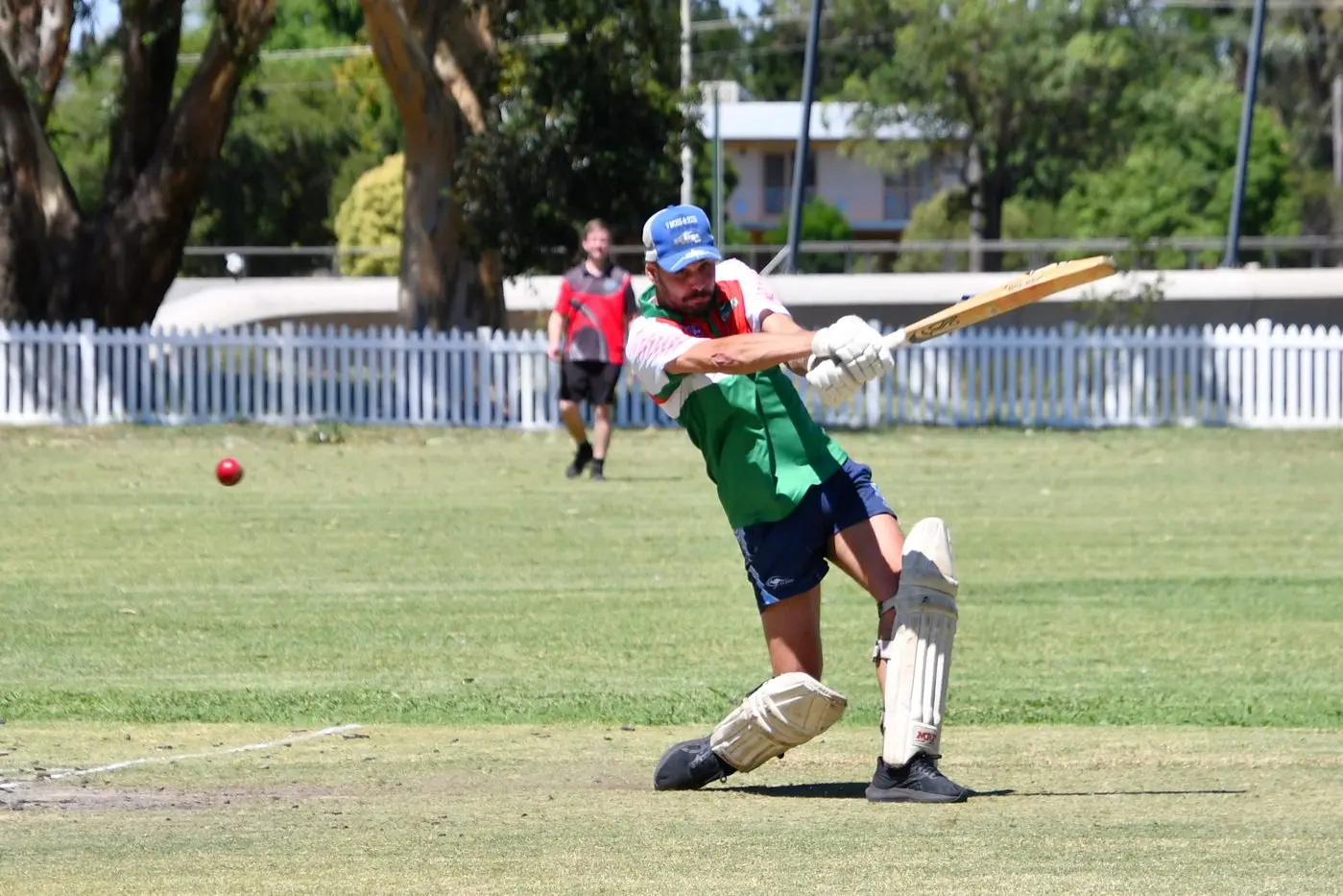 Zeke Hartwig batting for VC Reid. 