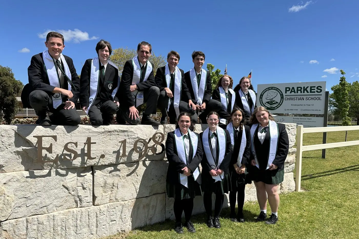 Parkes High School\\'s Class of 2024. PHOTO: Supplied