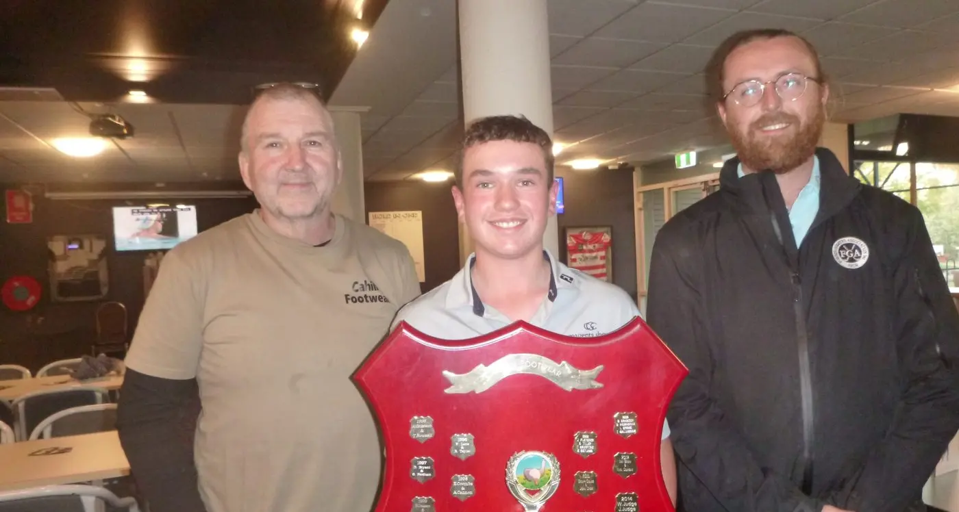 Junior golfers shine on a great day for golf