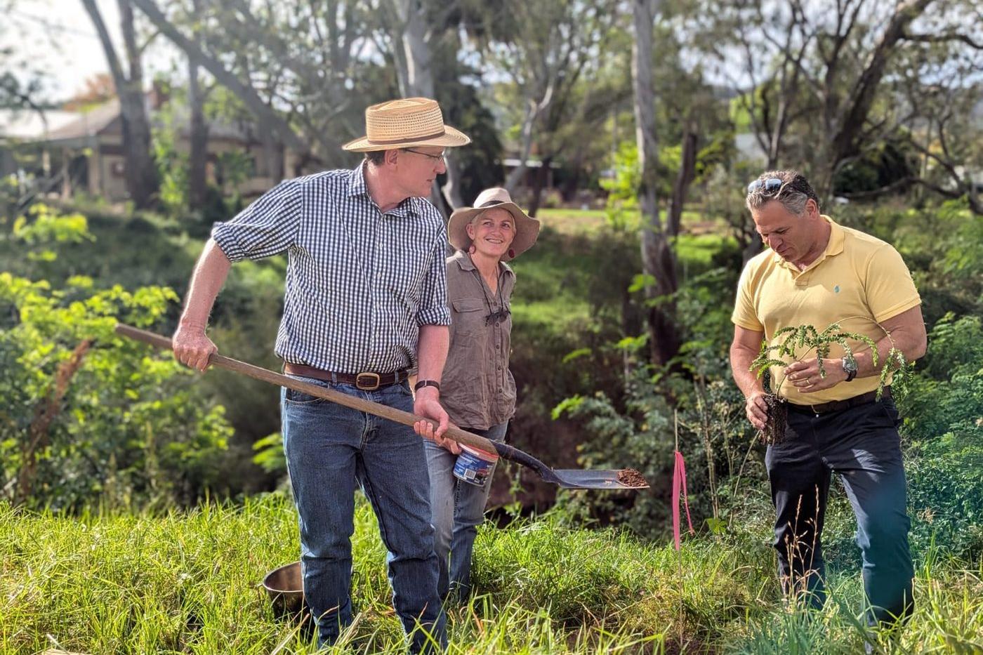 Community caring for land together