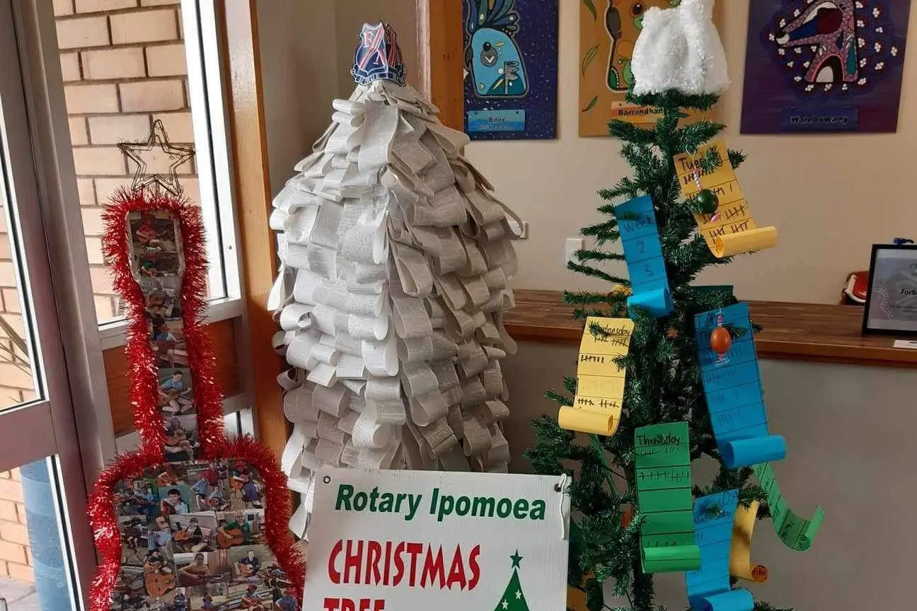The Rotary Ipomoea Christmas Tree Festival is this weekend, come and check out all of  the trees on display. Picture supplied.