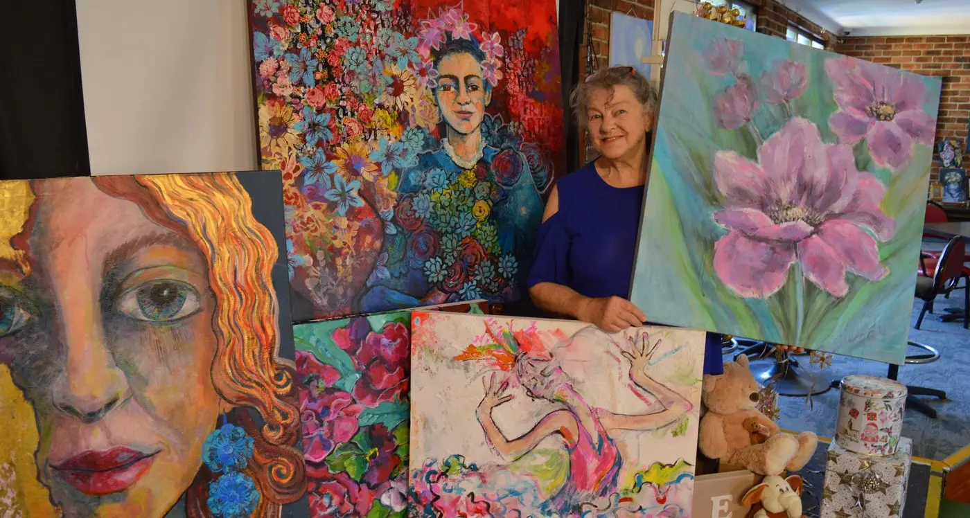 Melody's art a new feature for Cafe Aglio e Olio