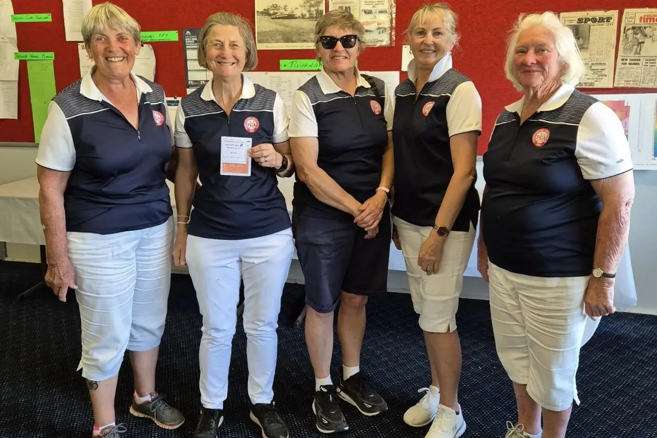 Finals qualifiers Rose Carol, Robin Lyell, Heather Davison, Kerry Stirling and Alison Kingston. PHOTO: Supplied