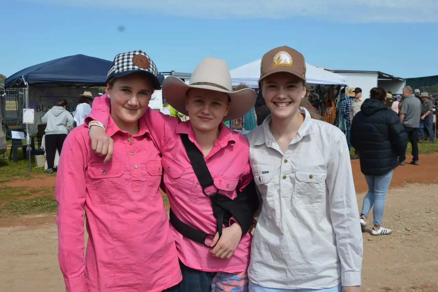 Elsie, Lillah and Isla enjoyed Trundle Bush Tucker Day.