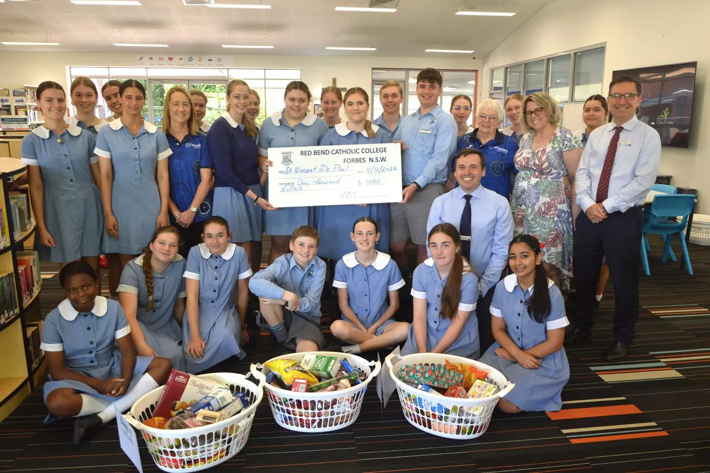 Red Bend has donated $1000 to St. Vincent de Paul.