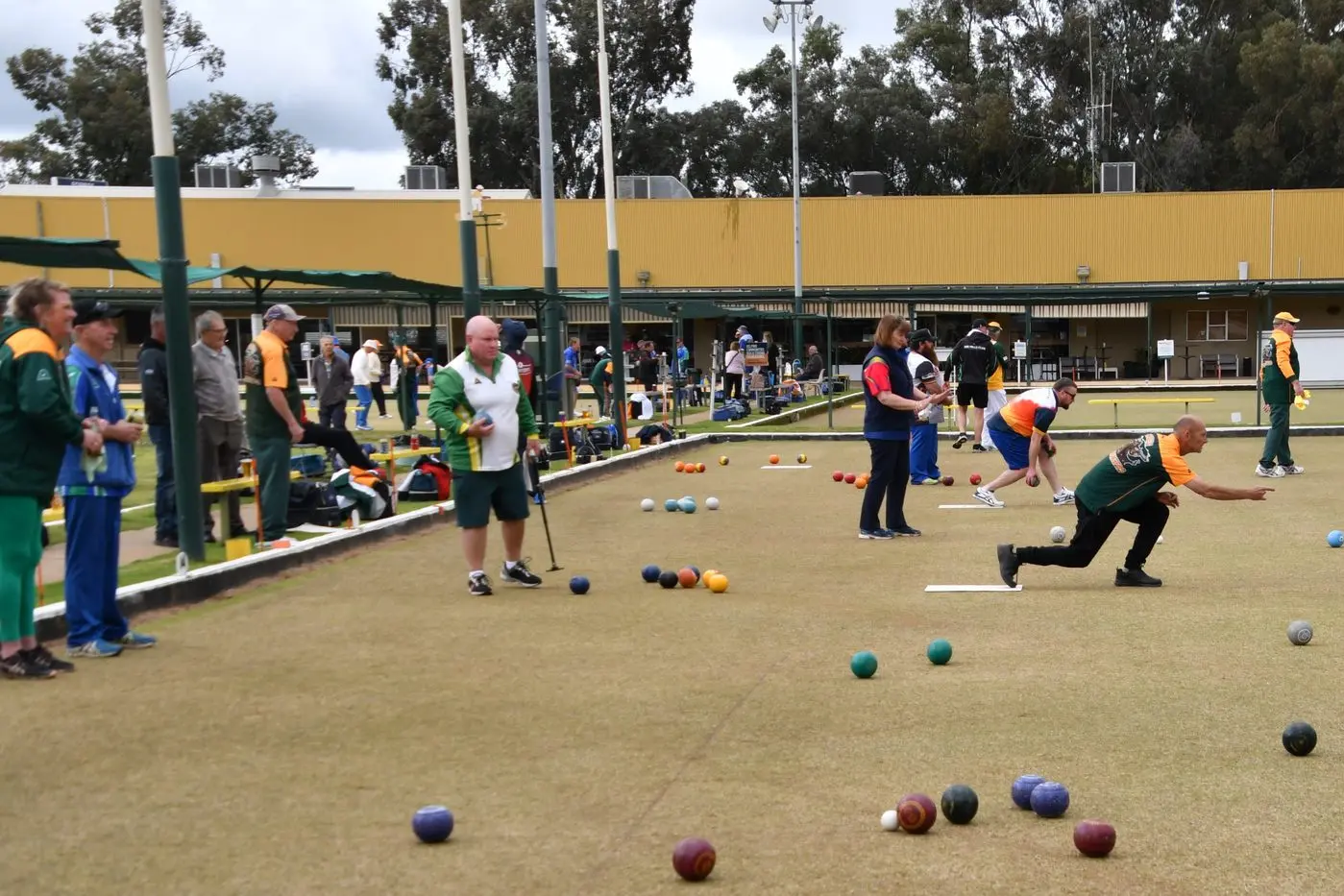 The Forbes Sports and Recreation Club greens full on the Ben Hall Pairs weekend.