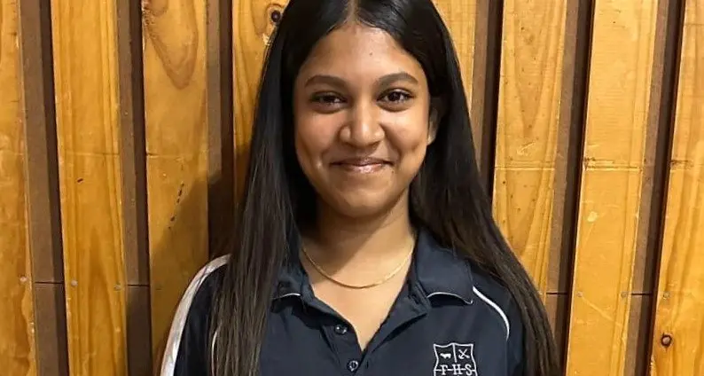 Methmi's artwork on display in Sydney