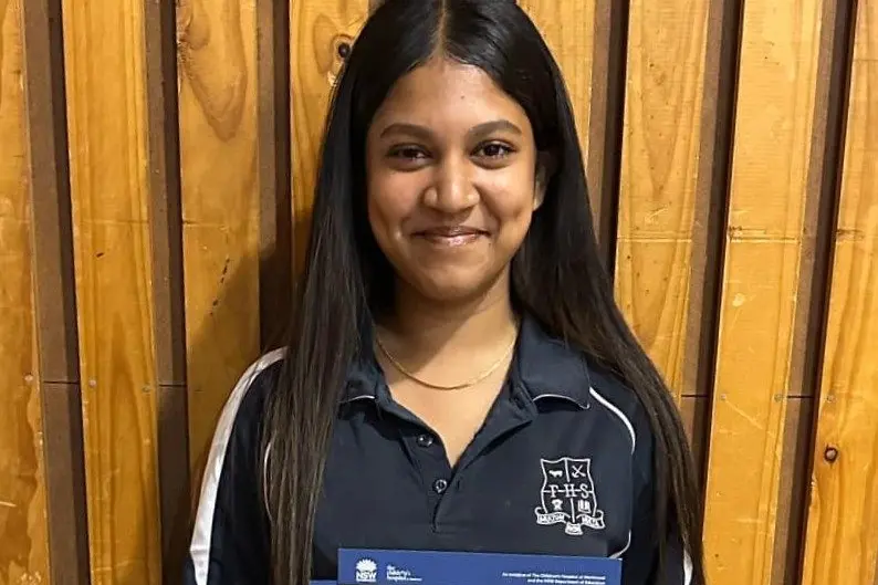 Methmi\\'s artwork was one of 50 selected around the state. PHOTOS: Supplied