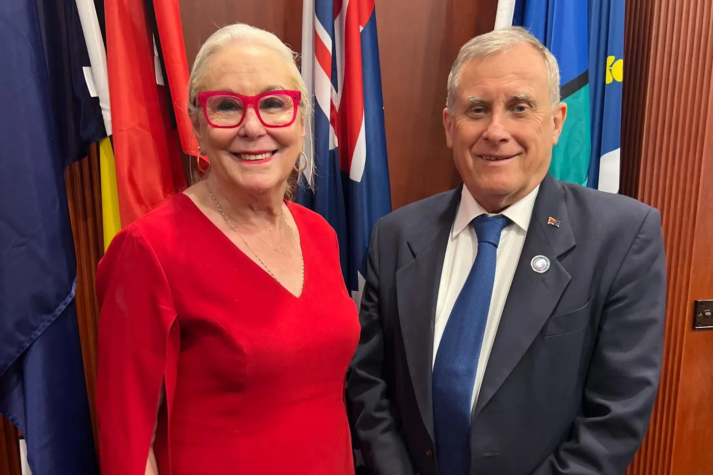 Mayor Phyllis Miller OAM and deputy mayor Chris Roylance. PHOTO: Forbes Shire Council