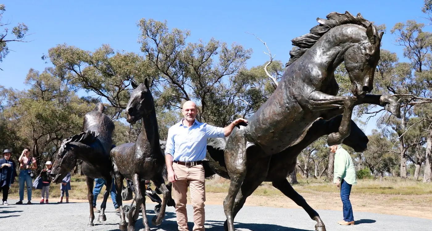 Brumbies Run at home among the gum trees