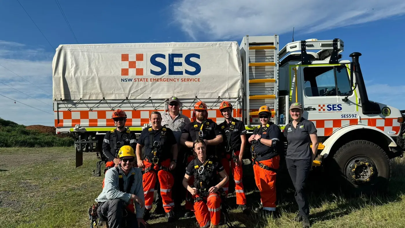 SES enhances skills with vertical rescue training