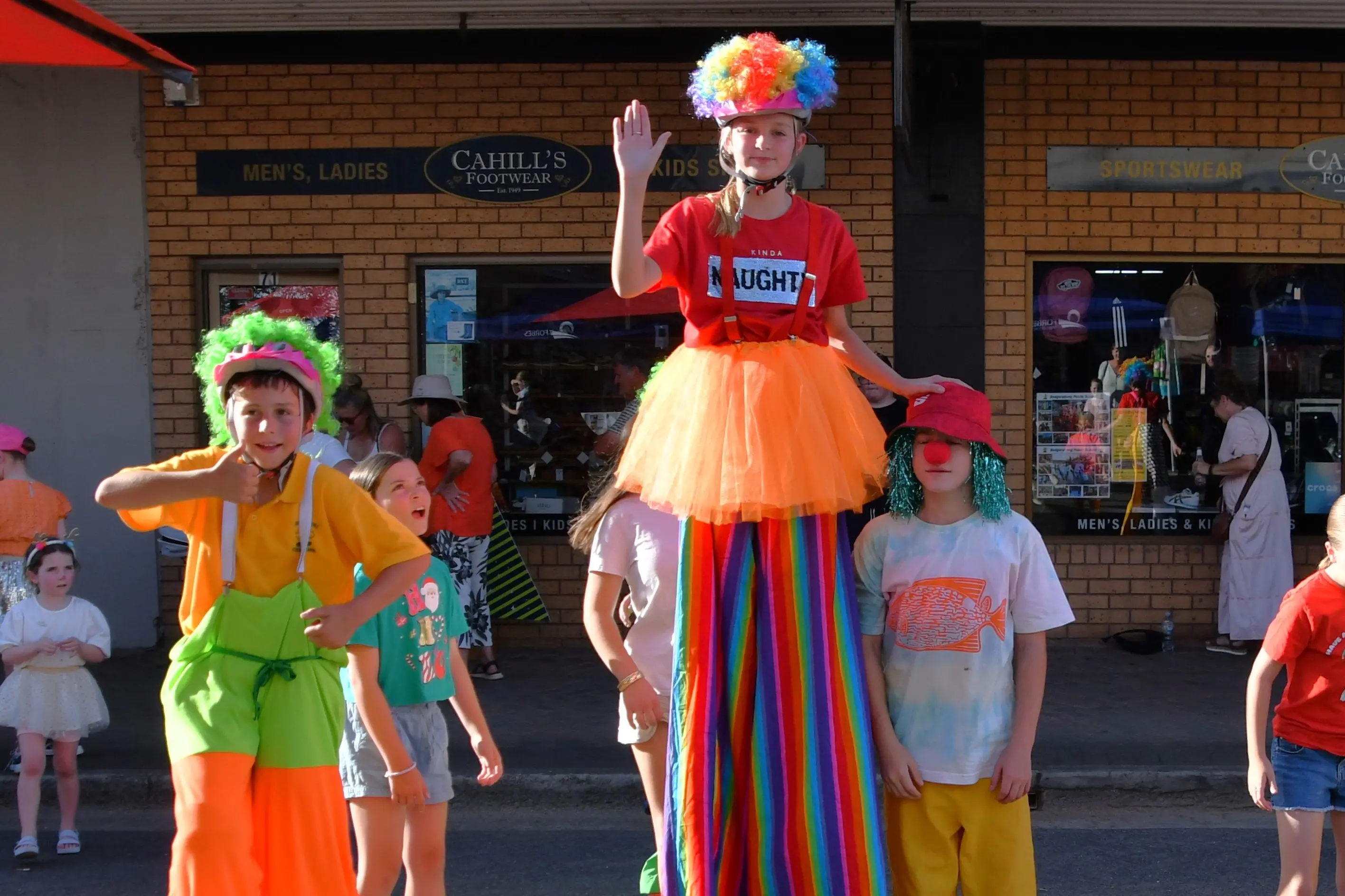 <p>These performers from Bedgerabong showed their circus skills at the 2024 carnival.</p>\\n