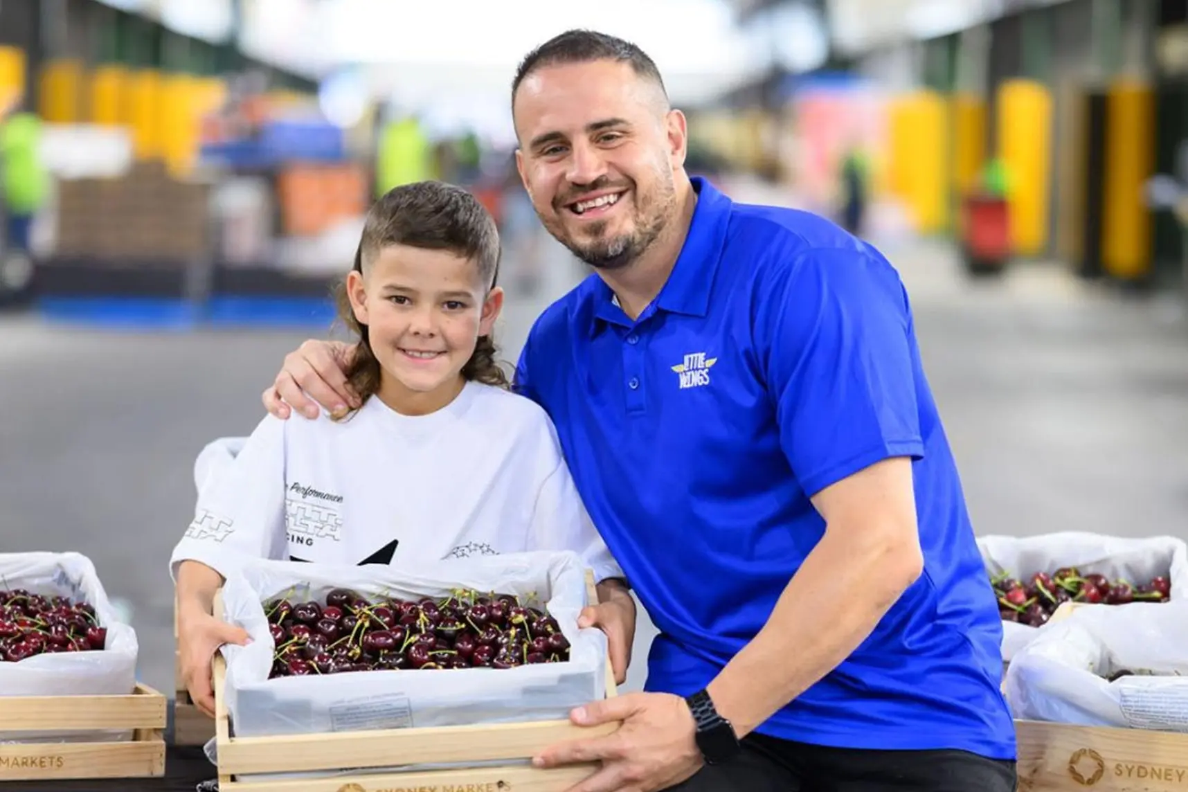 <p>Forbes\\' Leo Doyle with Little Wings ambassador and former NRL player Josh Reynolds. PHOTO: Little Wings</p>\\n