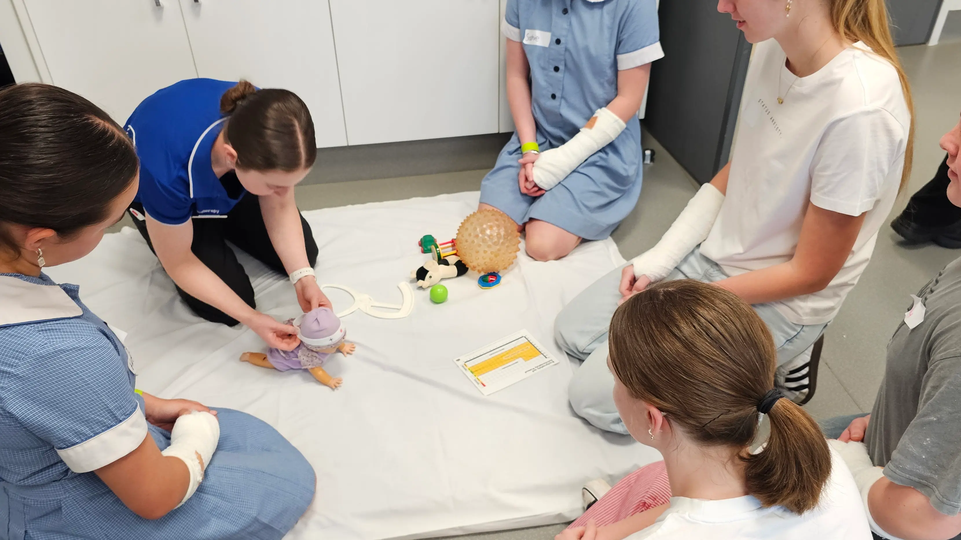 Students scrub in for health career insight