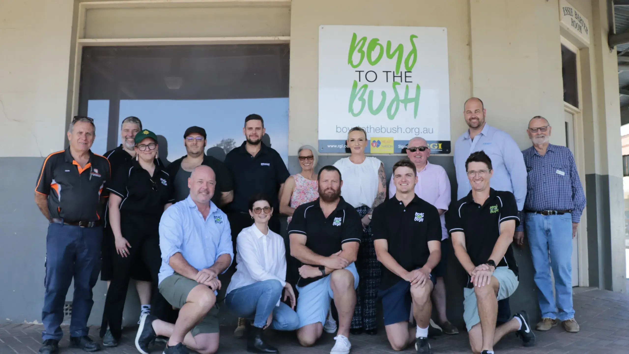 Raising the roof for Boys to the Bush