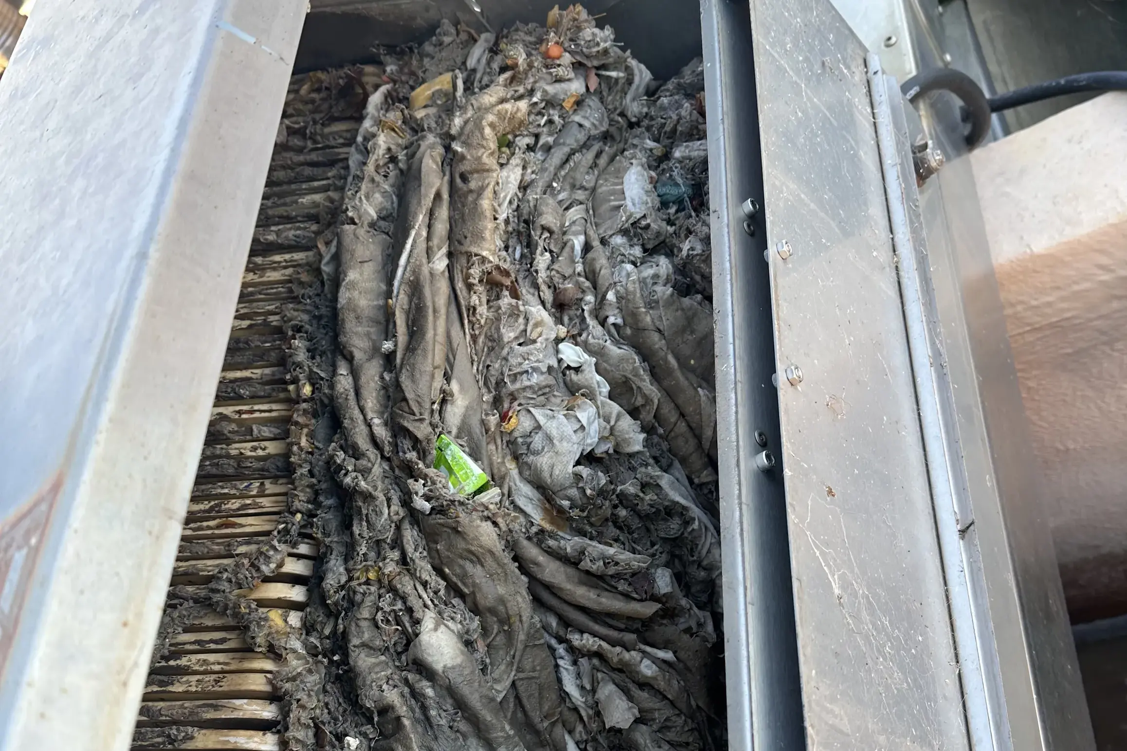 <p>Wipes clogging up the sewage network. PHOTO: Forbes Shire Council</p>\\n