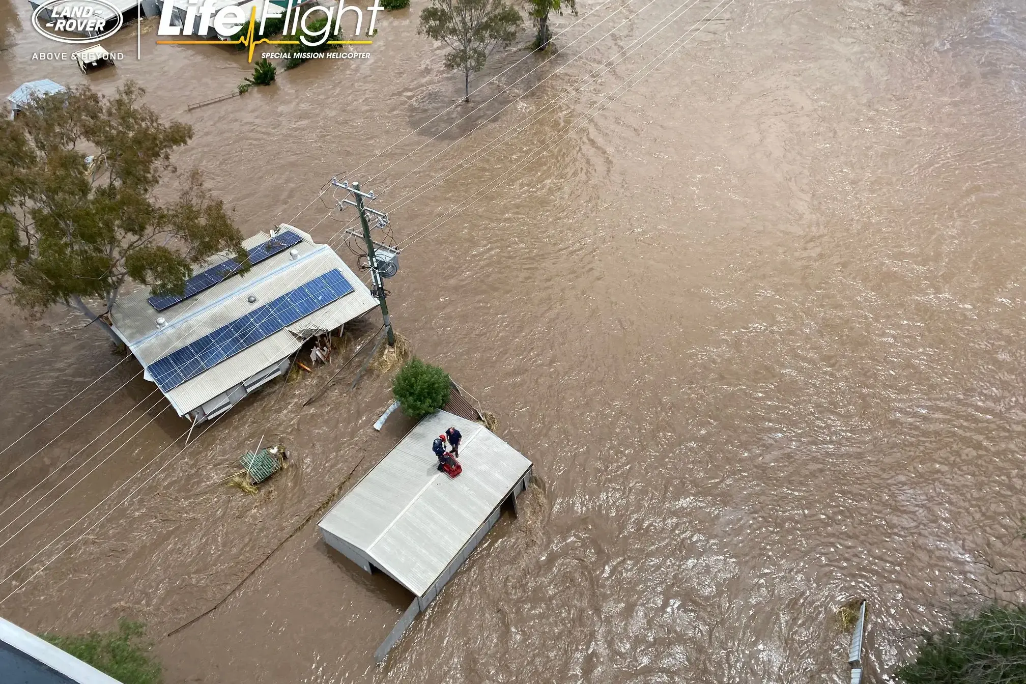 <p>The new flood study review incorporates the tragic 14 November 2022 flood event. PHOTO: LifeFlight rescue</p>\\n