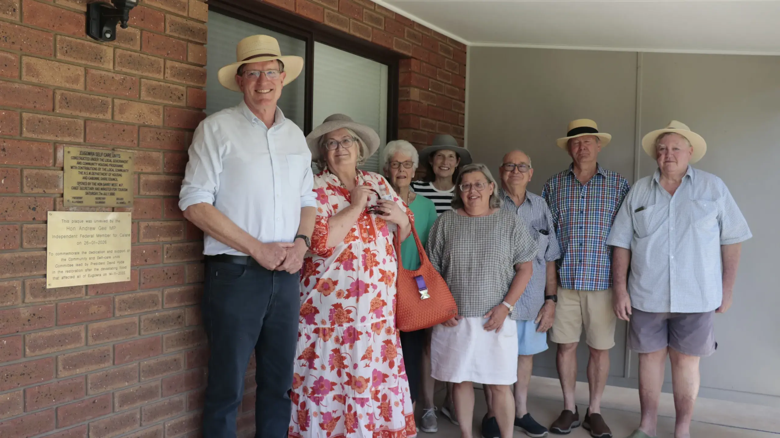 Rebuilt together: Eugowra celebrates restored and improved self-care units