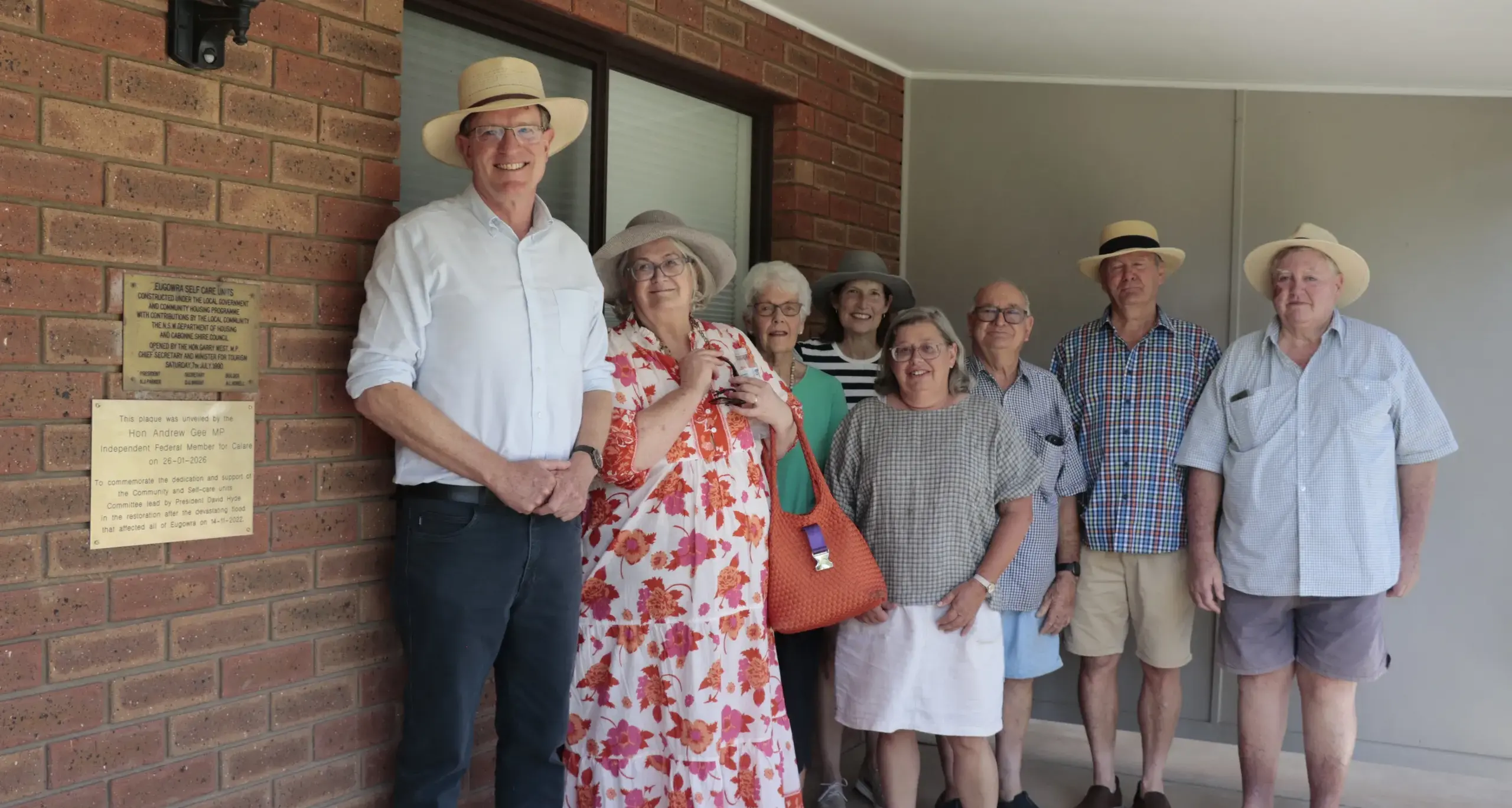 Rebuilt together: Eugowra celebrates restored and improved self-care units