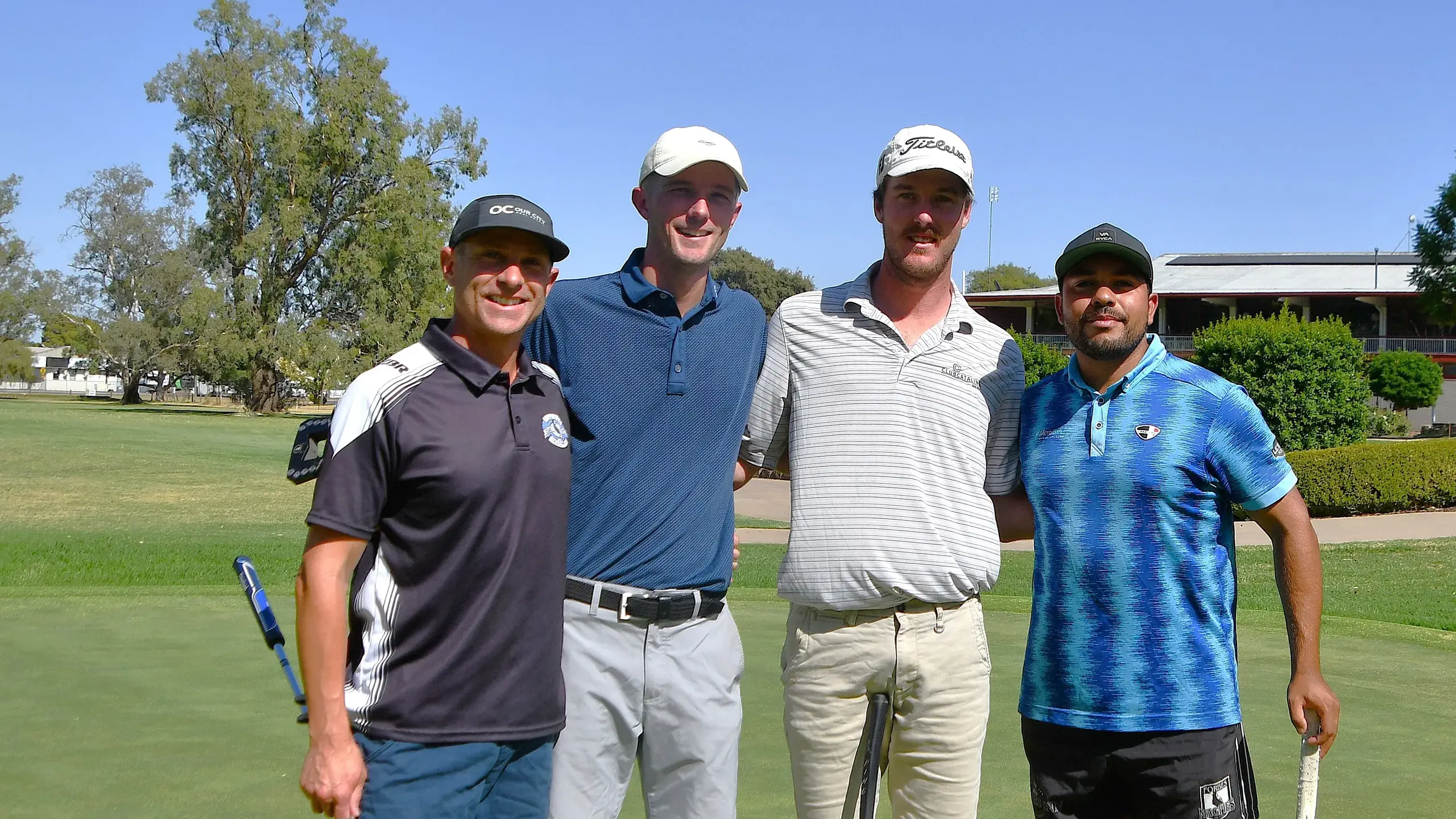 Close scoring in golf's 4BBB event