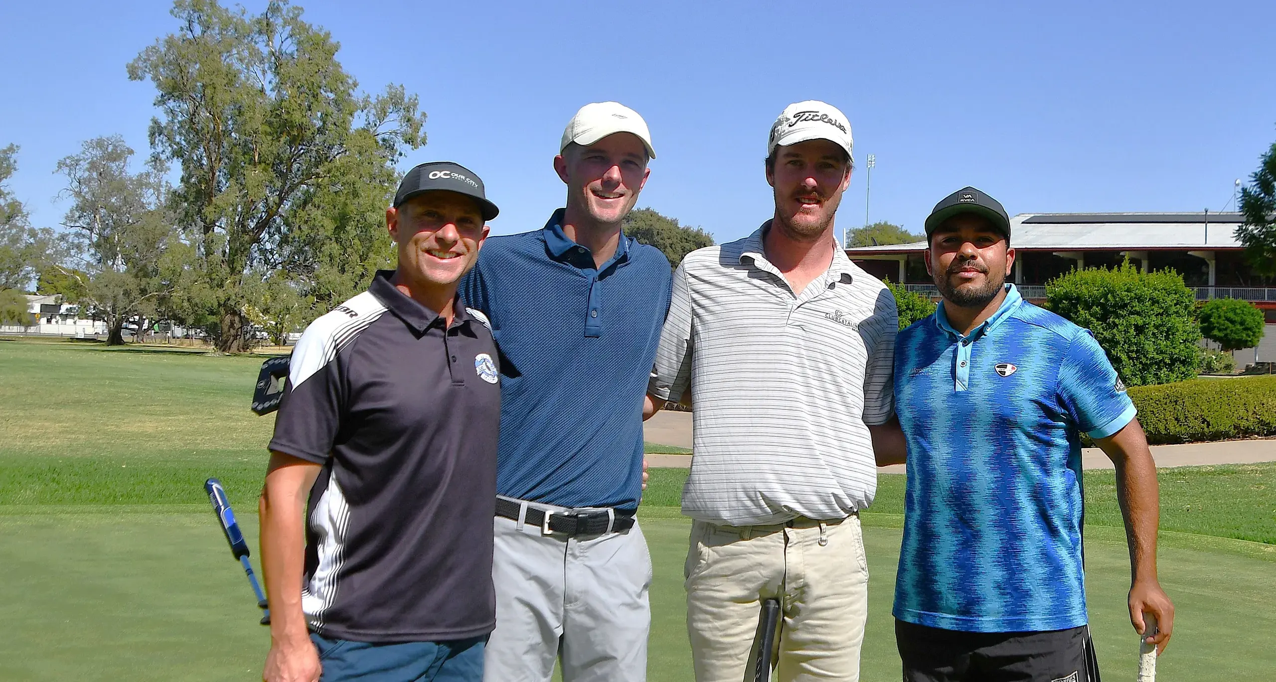 Close scoring in golf's 4BBB event