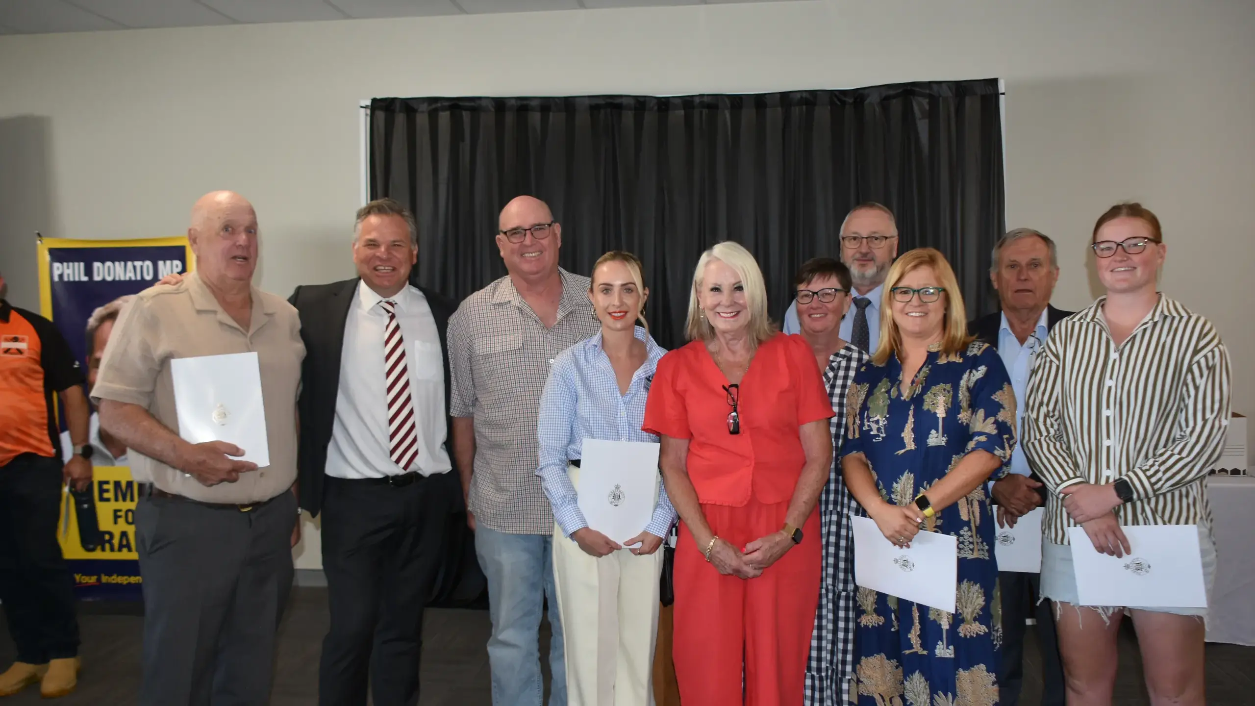 Donato honours local achievements, dedication in parliament