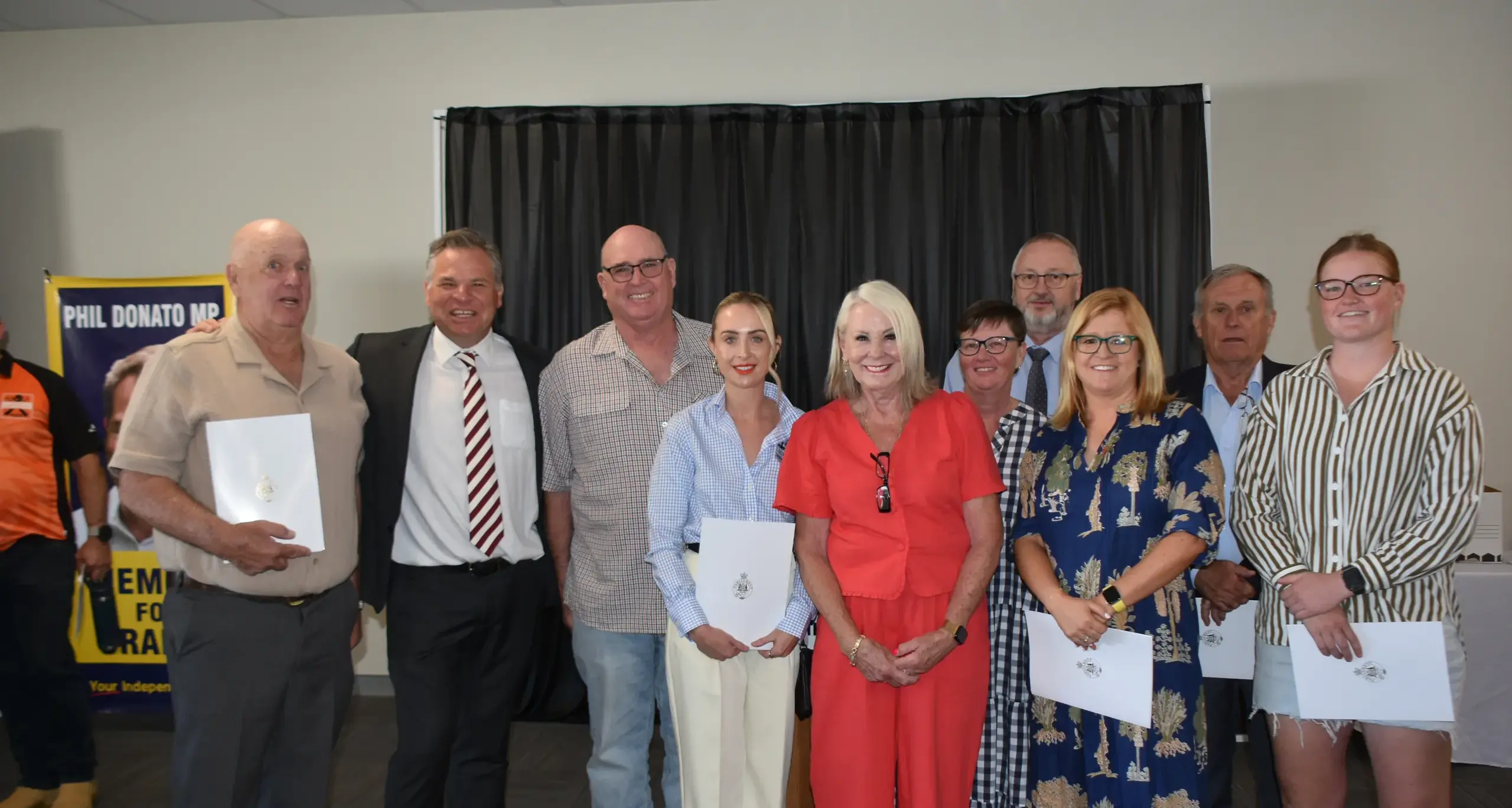 Donato honours local achievements, dedication in parliament