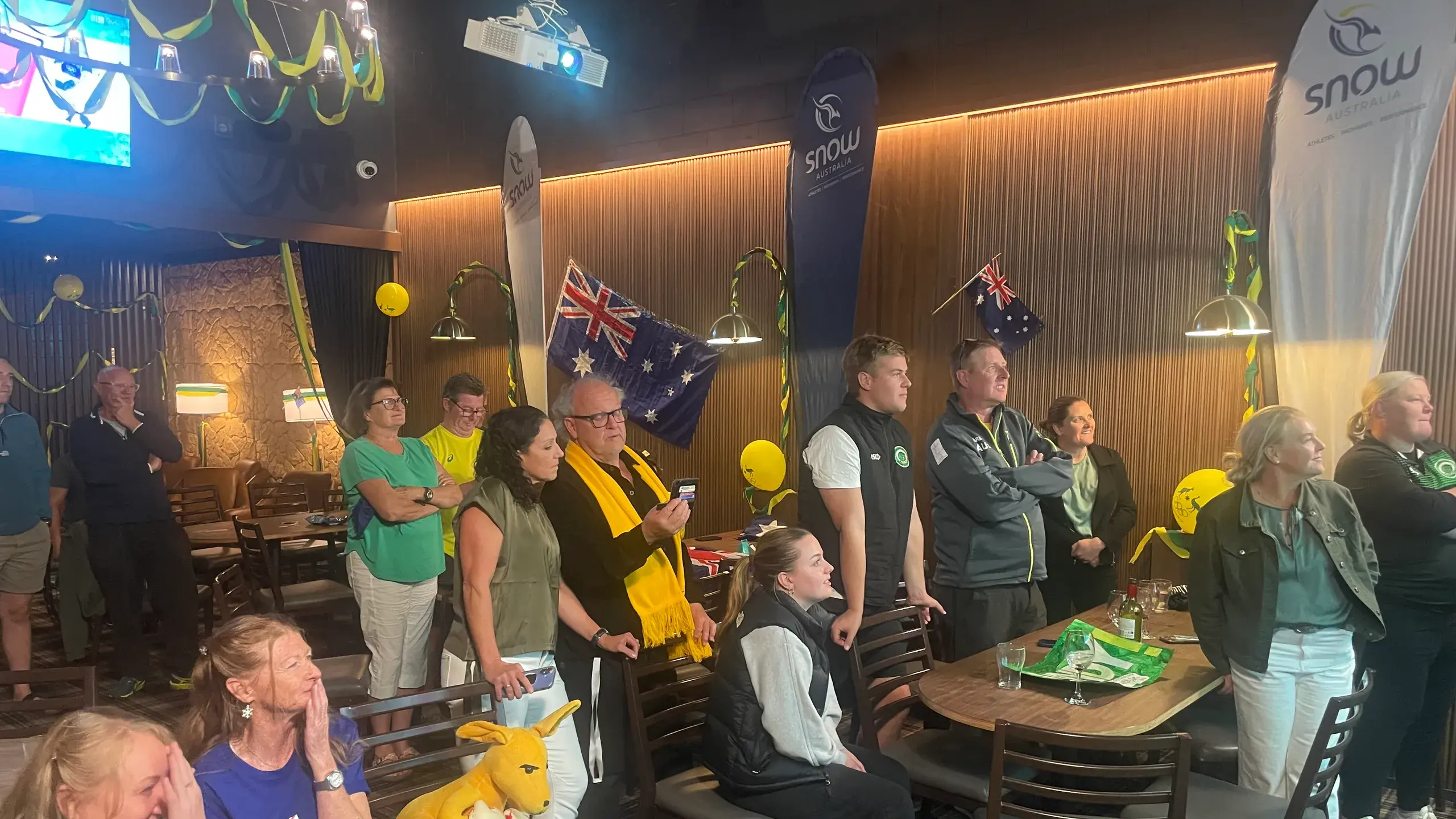 Jindabyne cheers on Winter Olympic gold medallist Cooper Woods