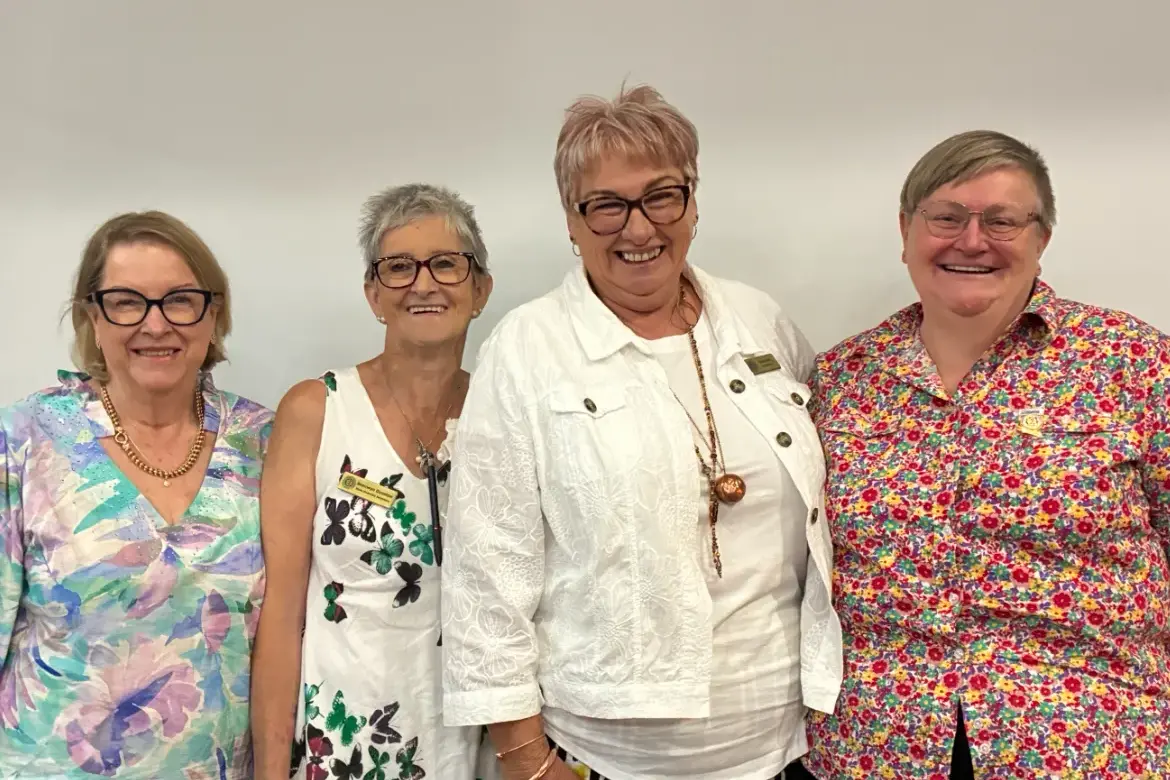 <p>Robyn Miller, Bronwyn Dunstan, Tanya Jolly and Ruth Cargill in Forbes. PHOTO: CWA</p>\\n