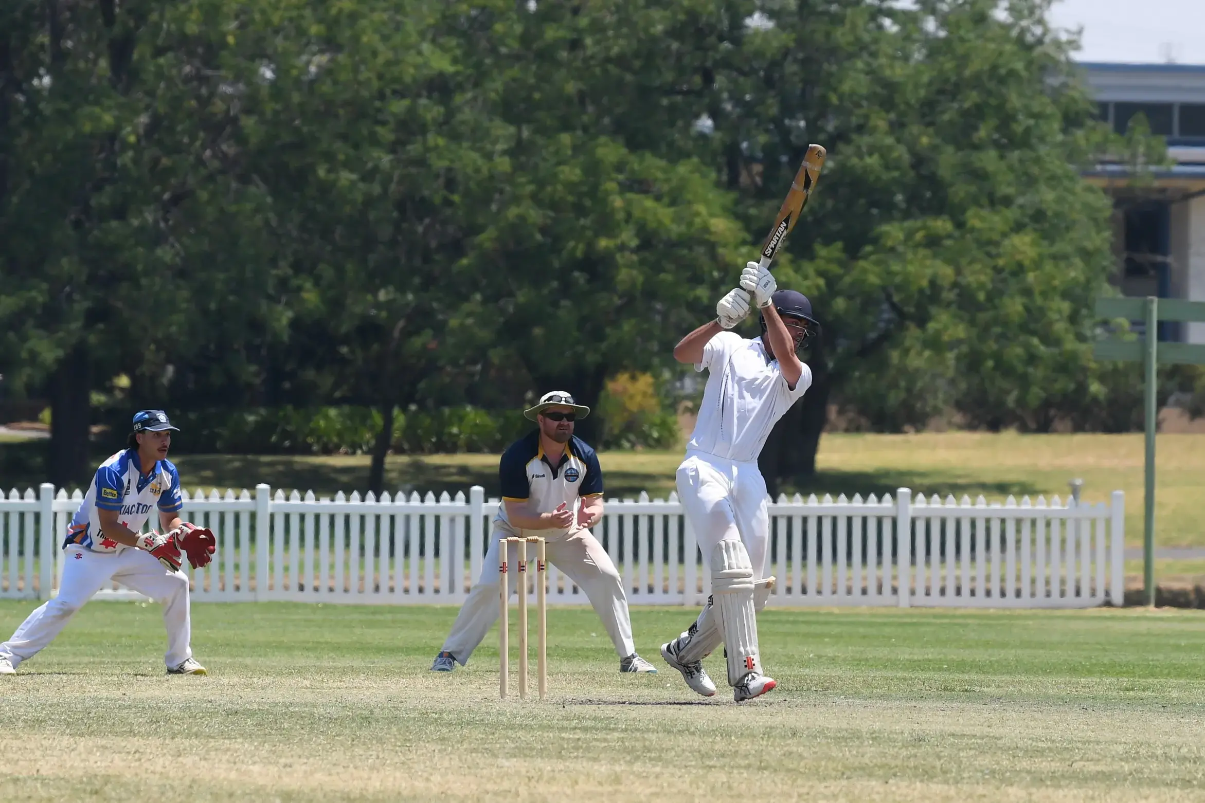 <p>Charlie Mitton in bat. </p>\\n