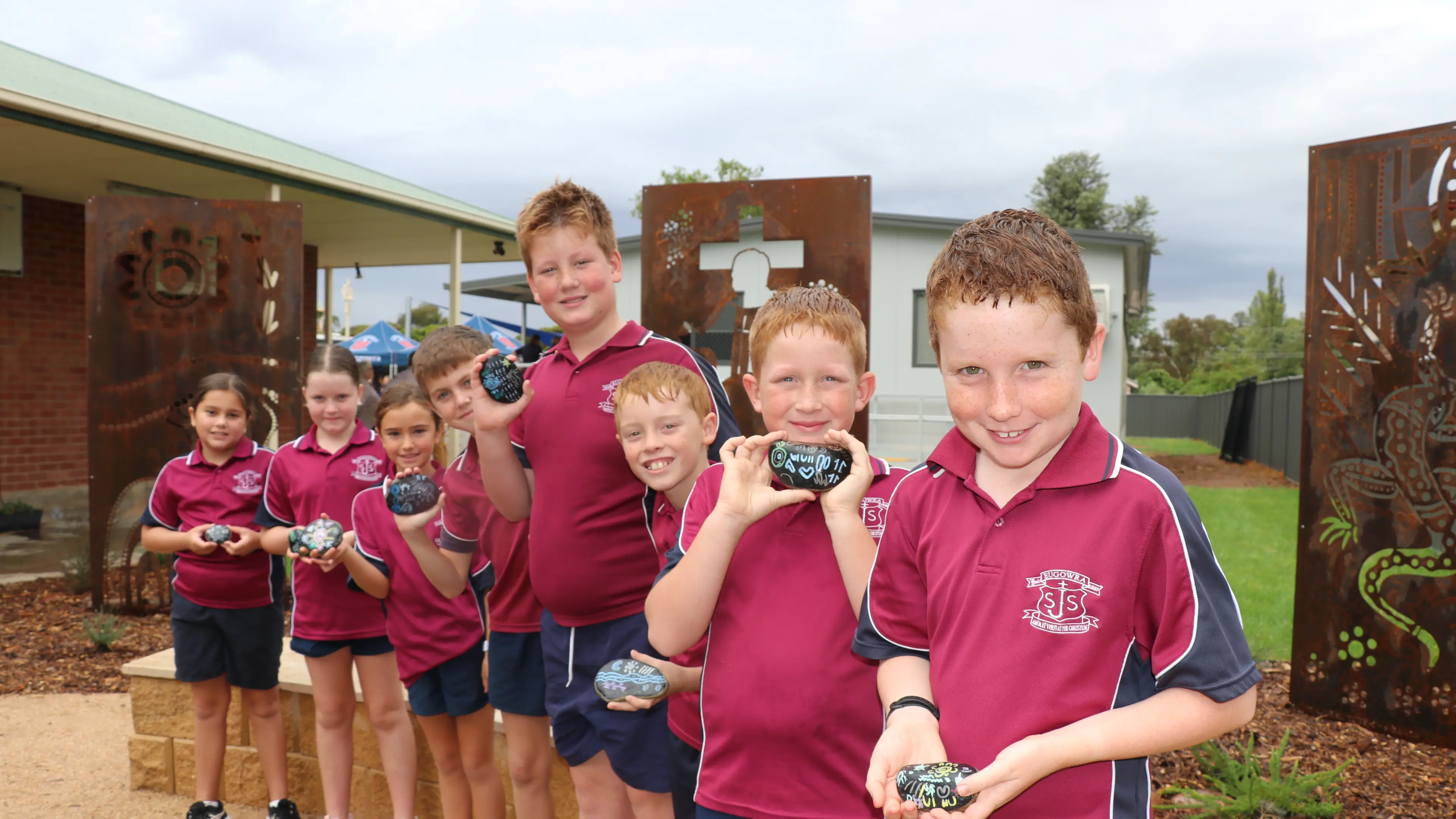 Flooded by love: St Joseph's Eugowra celebrates rebuilding