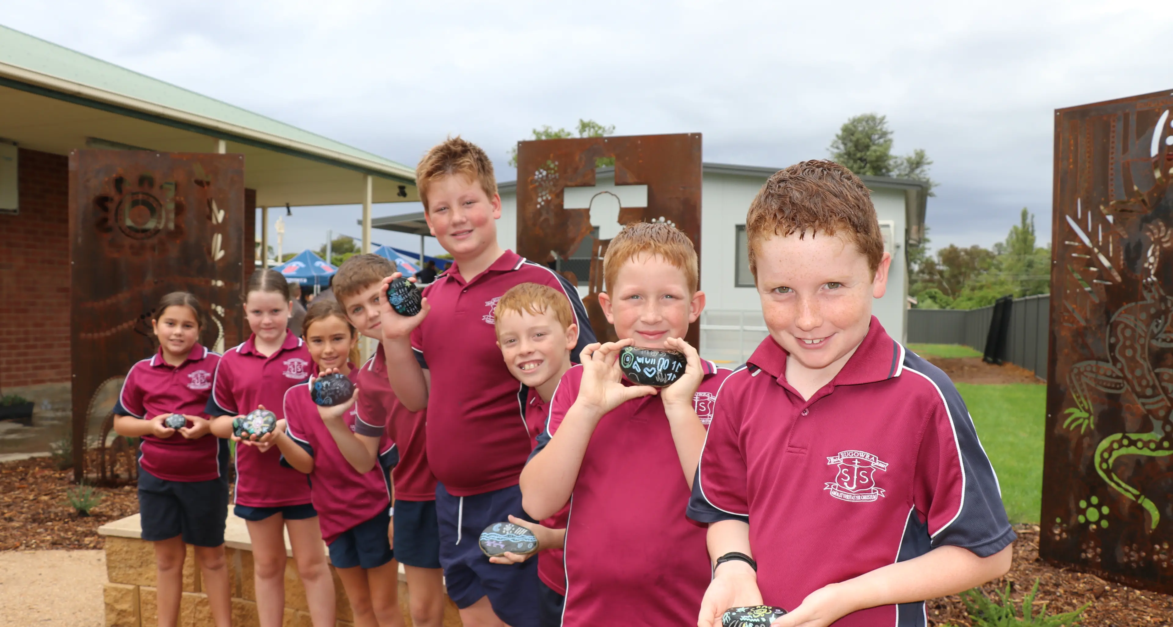 Flooded by love: St Joseph's Eugowra celebrates rebuilding