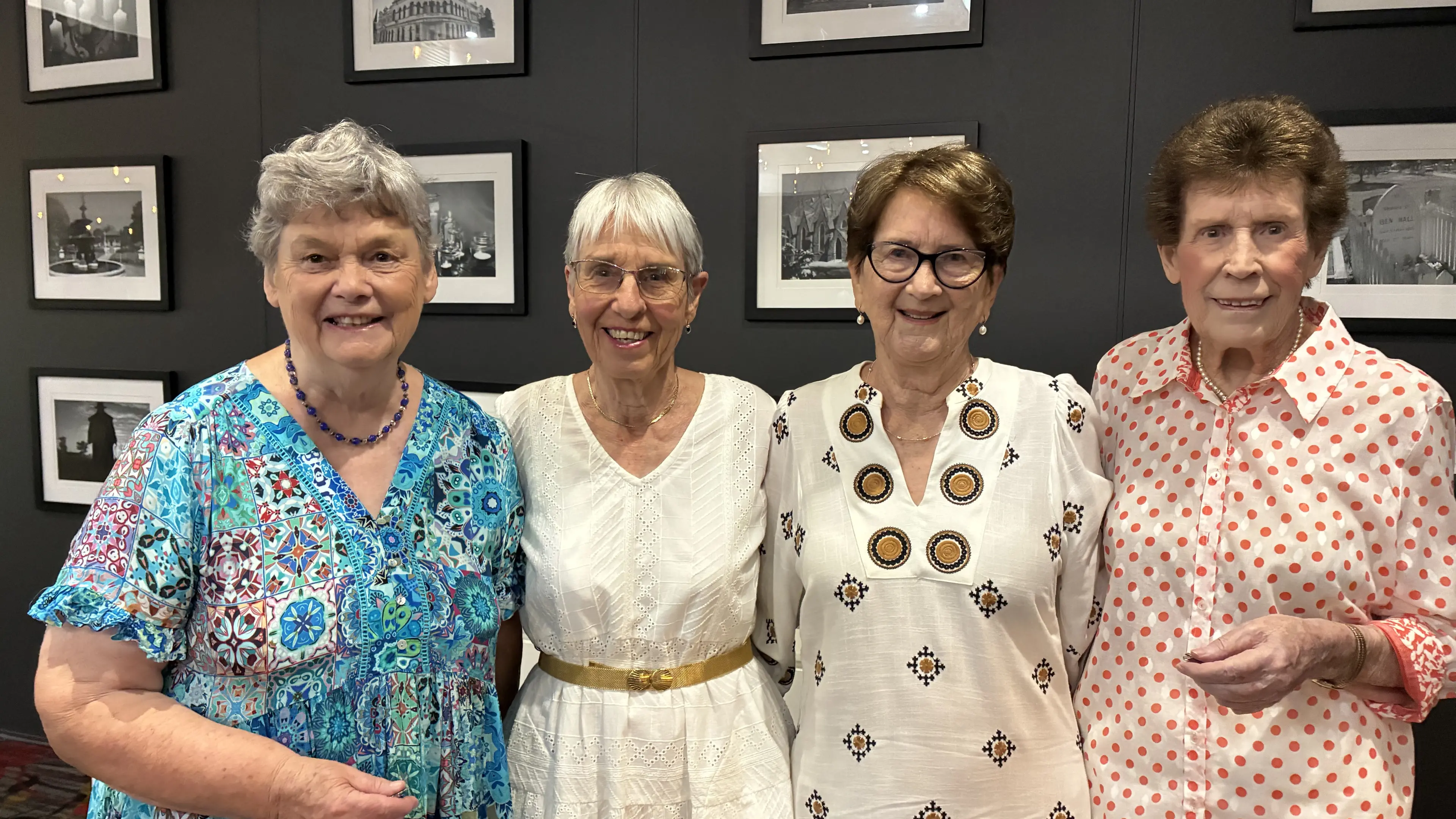 VIEW Club news: Bagpipes and services badges