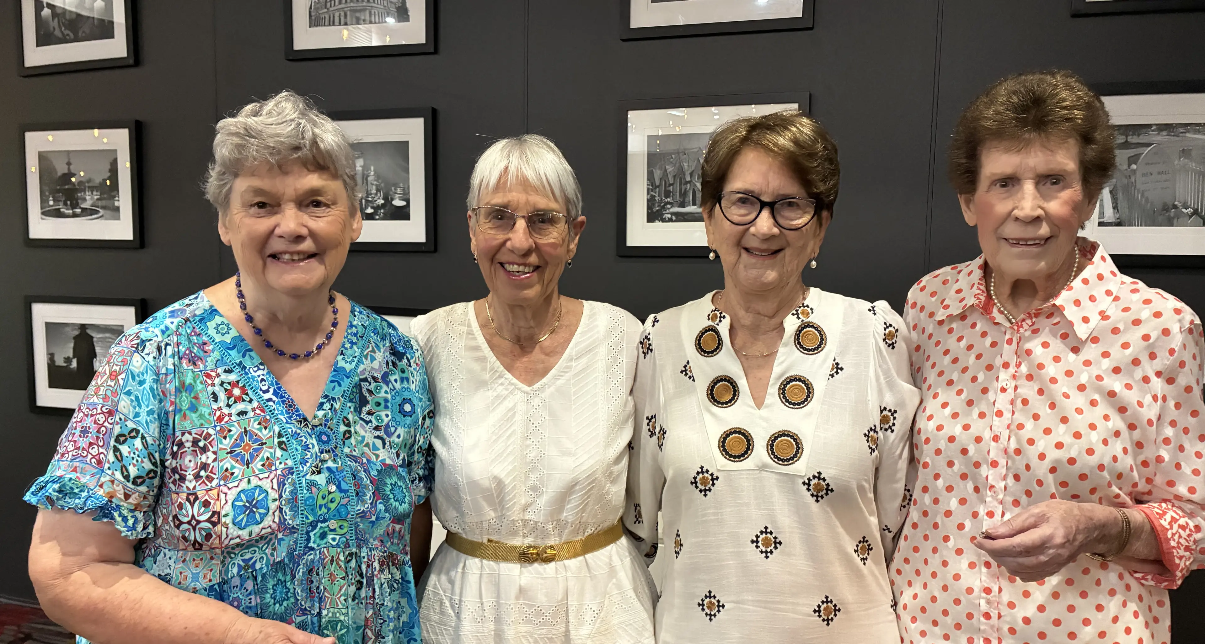 VIEW Club news: Bagpipes and services badges