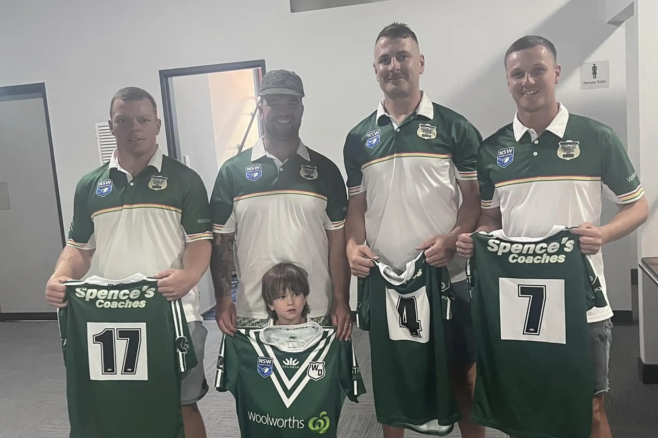 <p>Magpies\\' Western Rams representatives Nick Booth, Traie Merritt, Jackson Brien and co-captain Nick Greenhalgh. PHOTO: Forbes Magpies</p>\\n