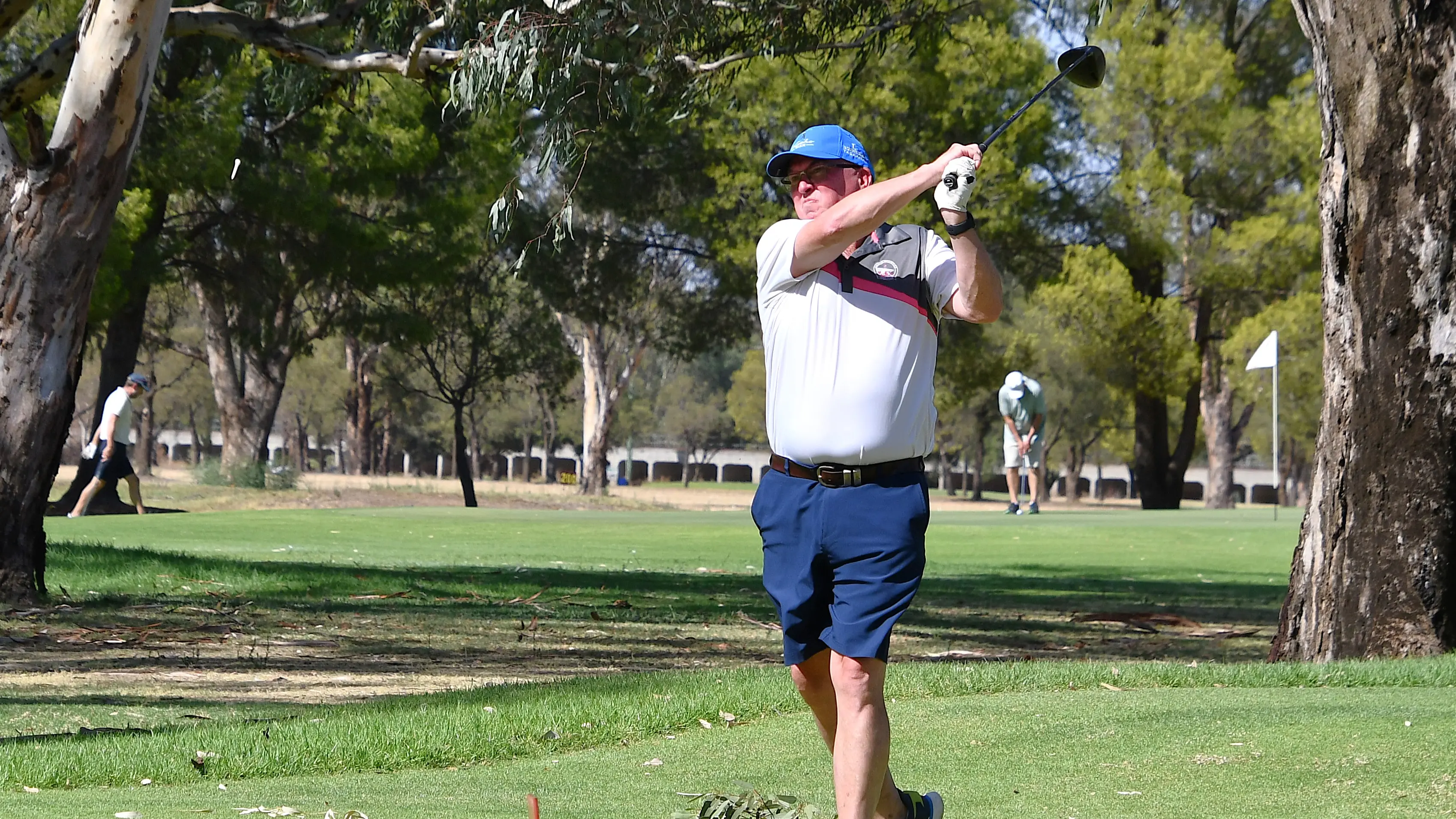 Golfers enjoying Autumn conditions