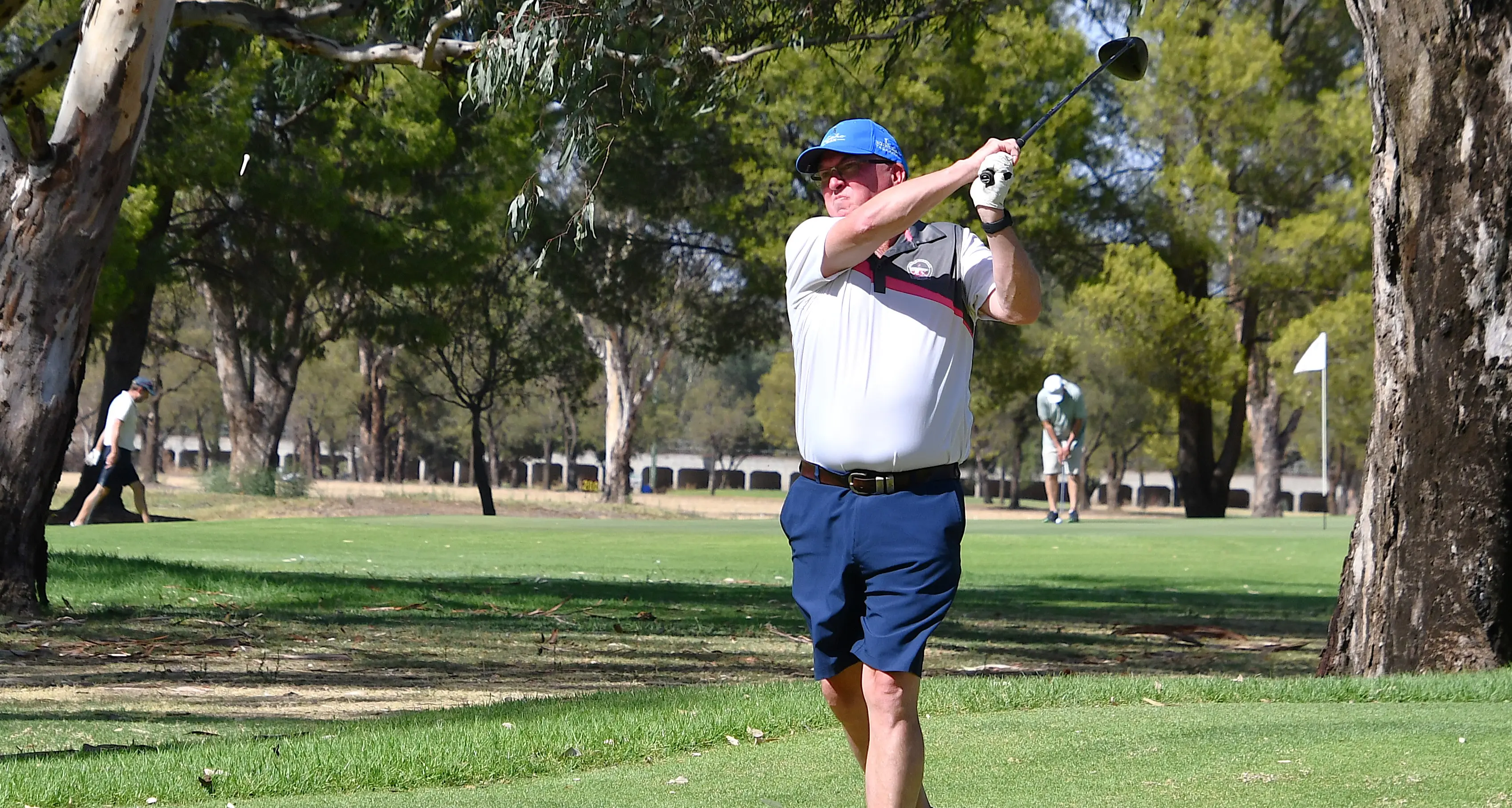 Golfers enjoying Autumn conditions