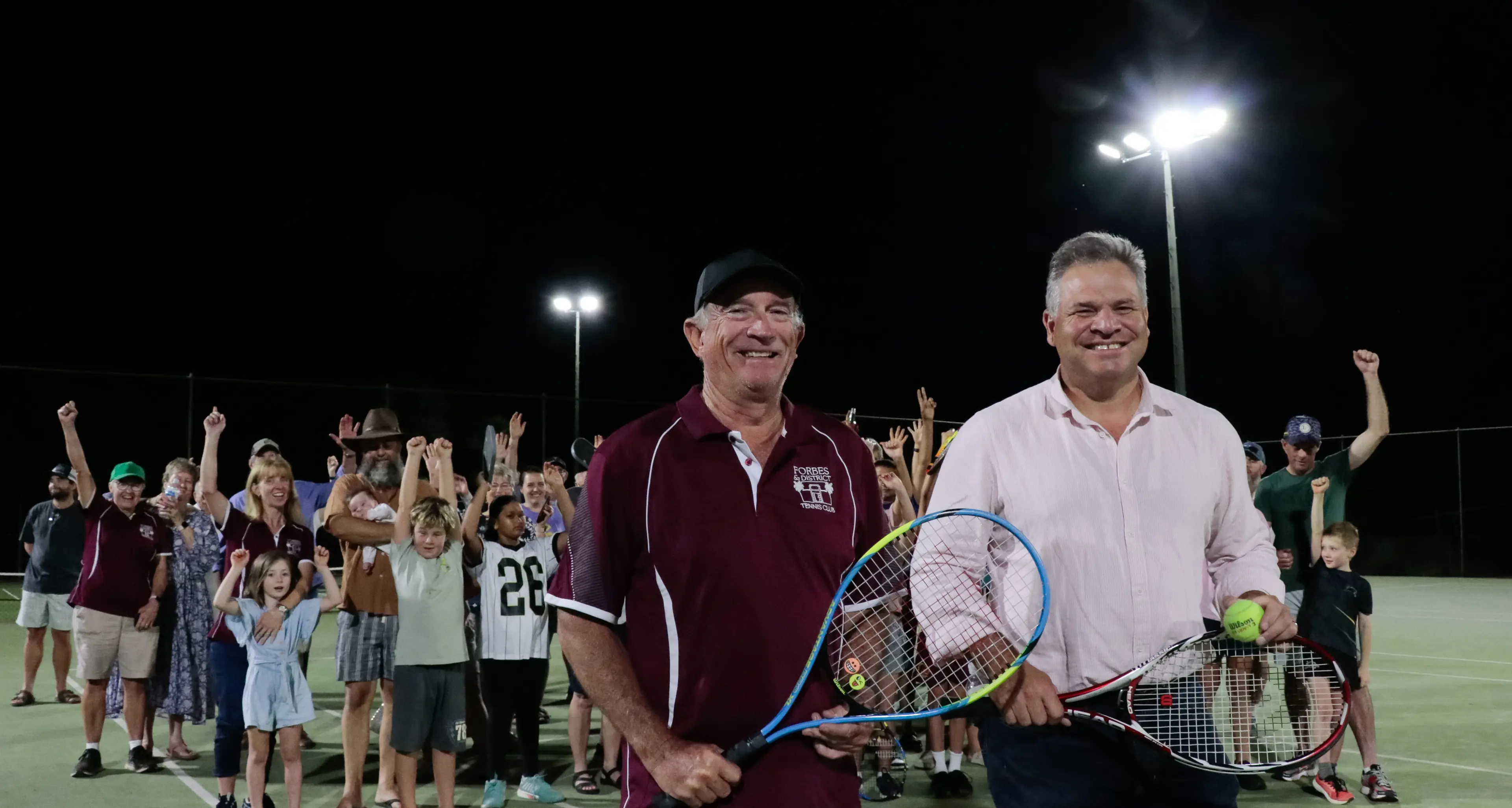 Grant lights up historic tennis club's future