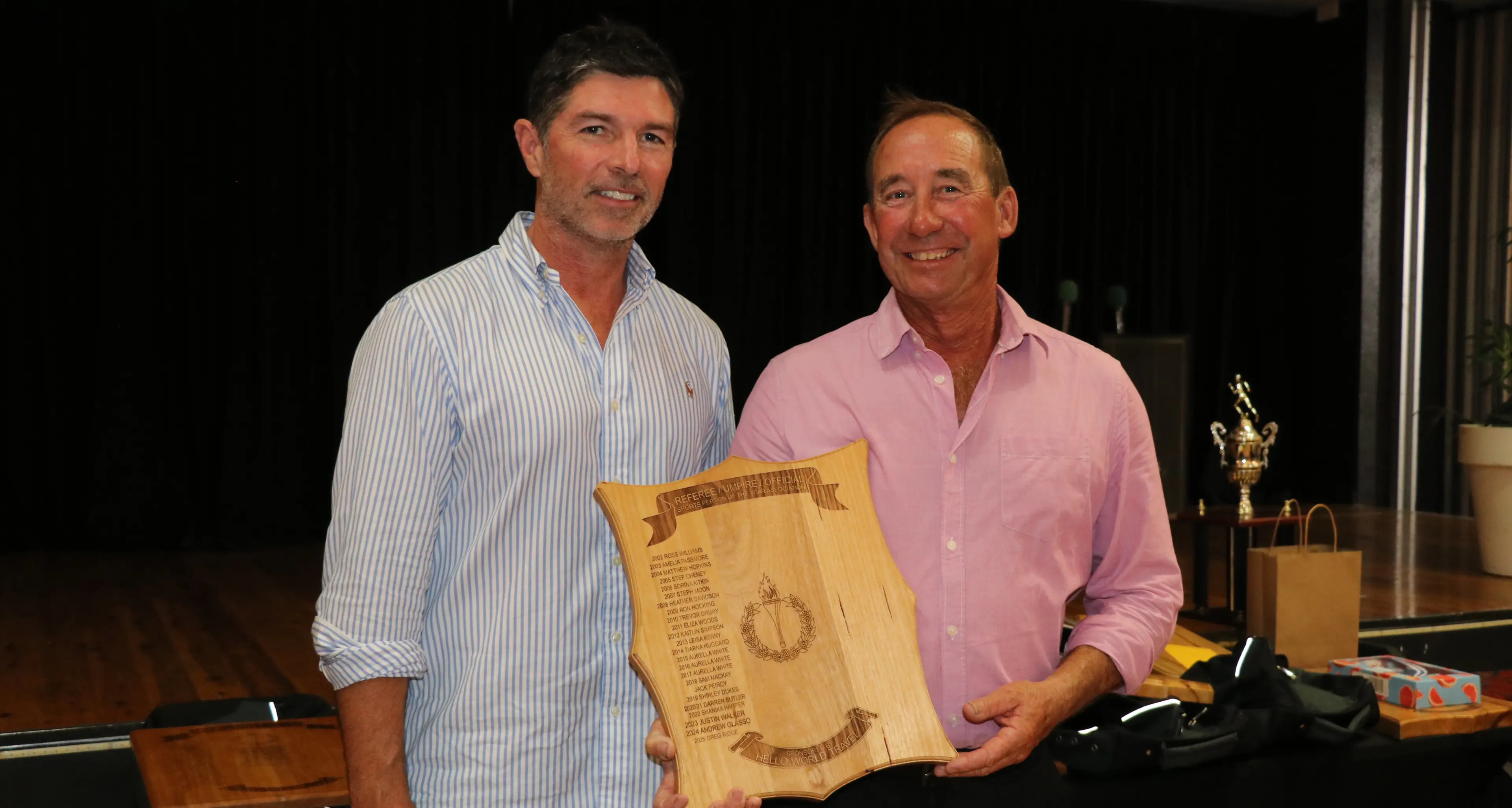 Greg recognised for dedication to Little Athletics