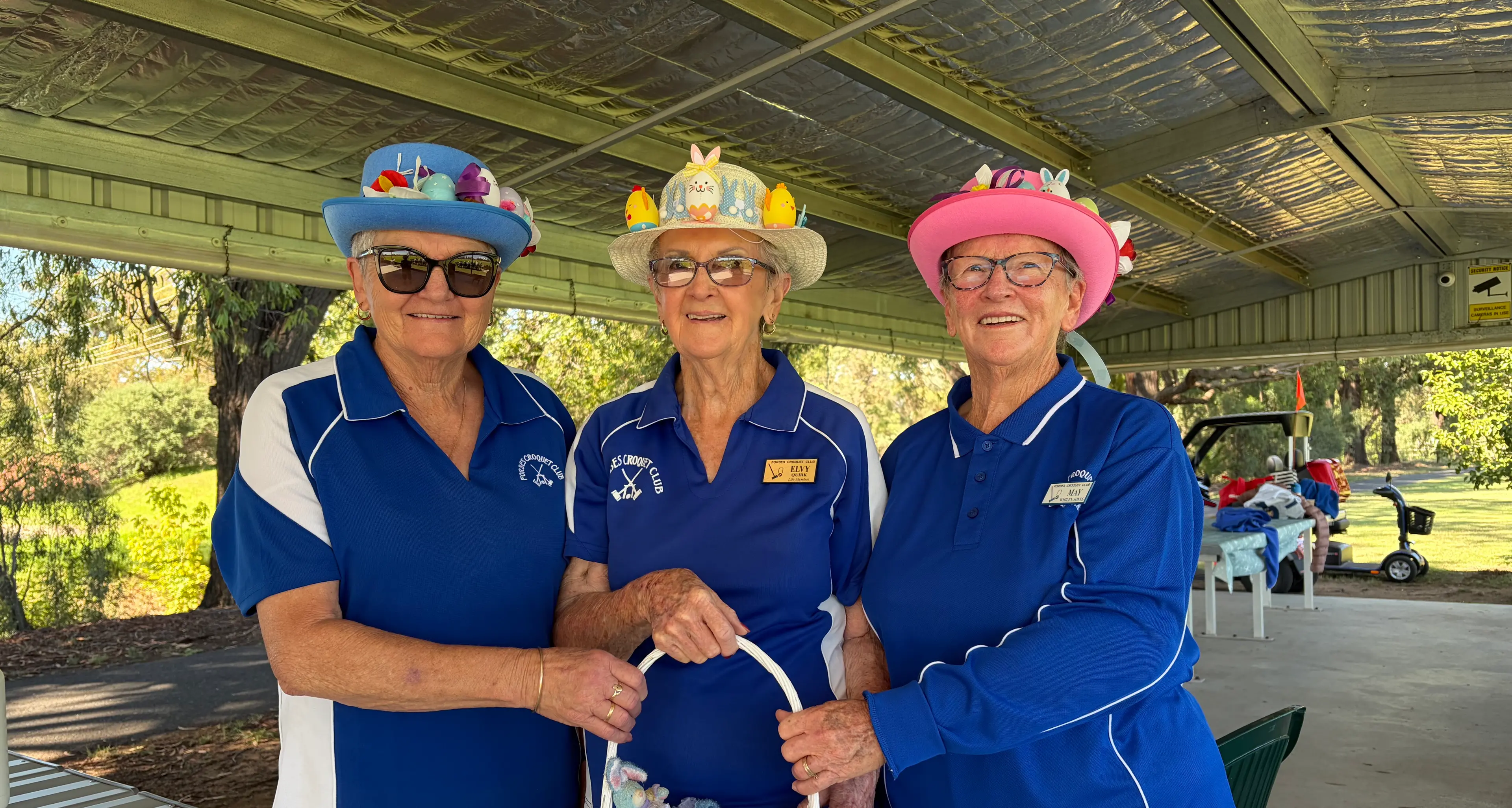 Croquet players enjoy Easter celebrations